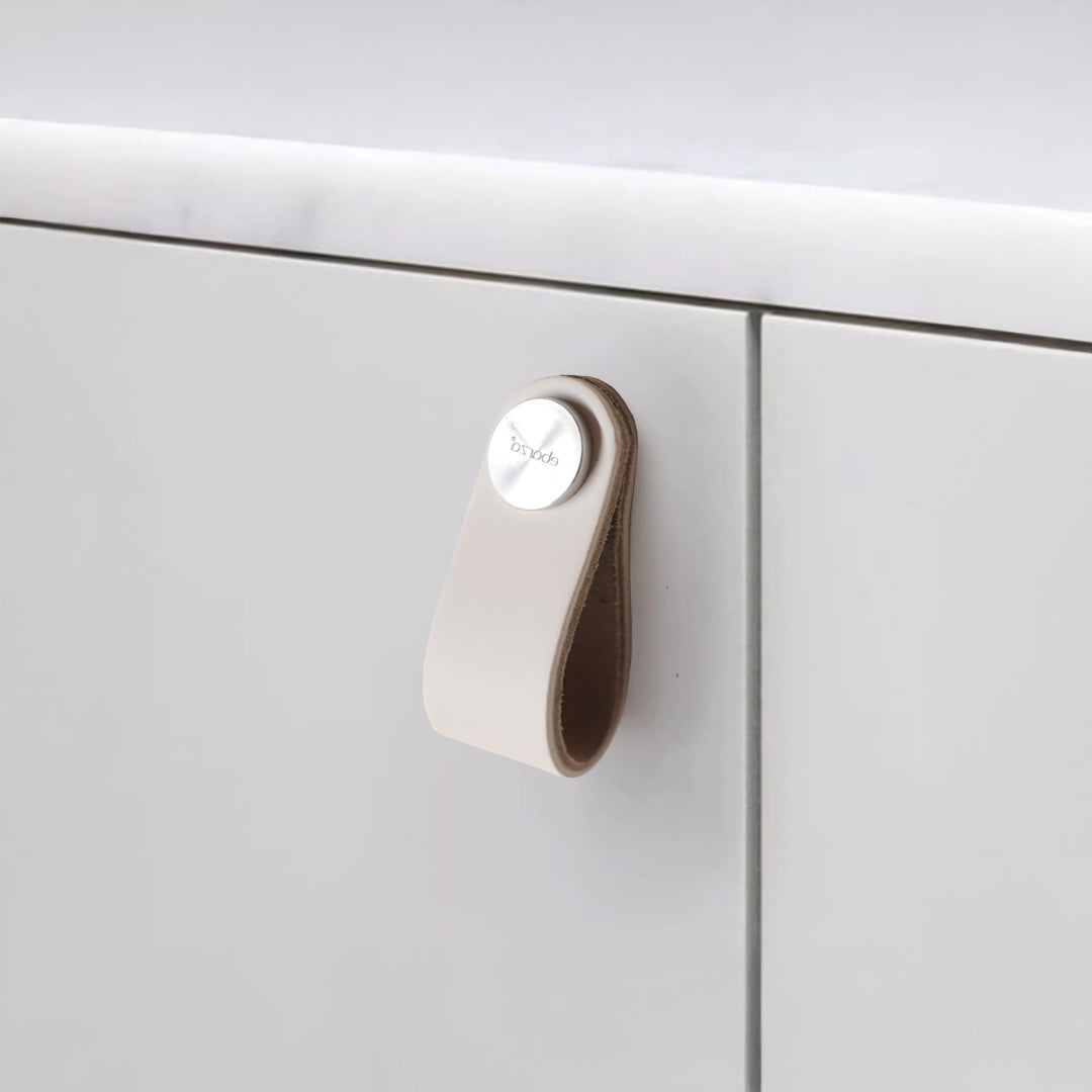 Cowhide Layer & SS Button Knob - 588-Knob-5 - Door Handles - ebarza Furniture UAE | Shop Modern Furniture in Abu Dhabi & Dubai - مفروشات ايبازرا في الامارات | تسوق اثاث عصري وديكورات مميزة في دبي وابوظبي