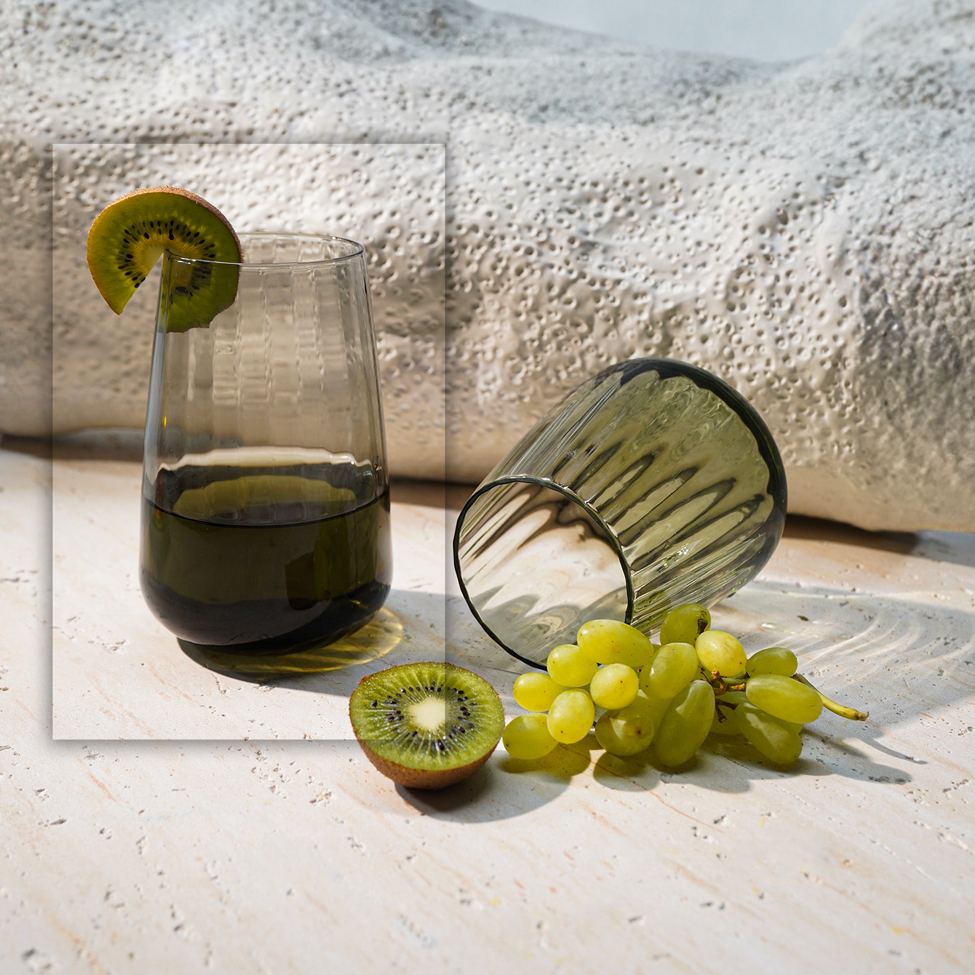 Highball Smoke grey Drinking Glass 465ml 23F040F1 -  Drinkware - ebarza Furniture UAE | Shop Modern Furniture in Abu Dhabi & Dubai - مفروشات ايبازرا في الامارات | تسوق اثاث عصري وديكورات مميزة في دبي وابوظبي