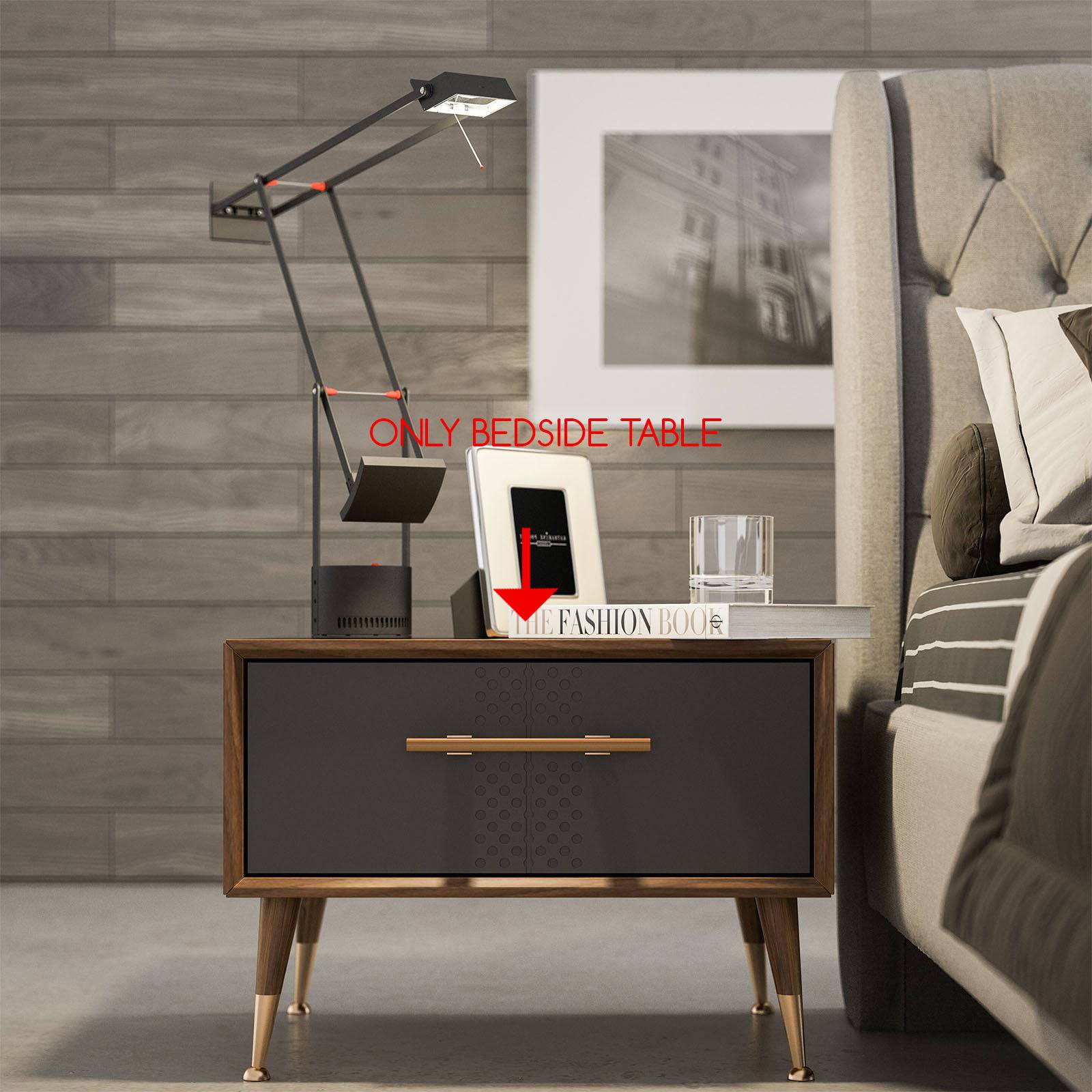As Is - Alvin Bedside Table Alvine001-Table - DISPLAY ITEM - ebarza Furniture UAE | Shop Modern Furniture in Abu Dhabi & Dubai - مفروشات ايبازرا في الامارات | تسوق اثاث عصري وديكورات مميزة في دبي وابوظبي