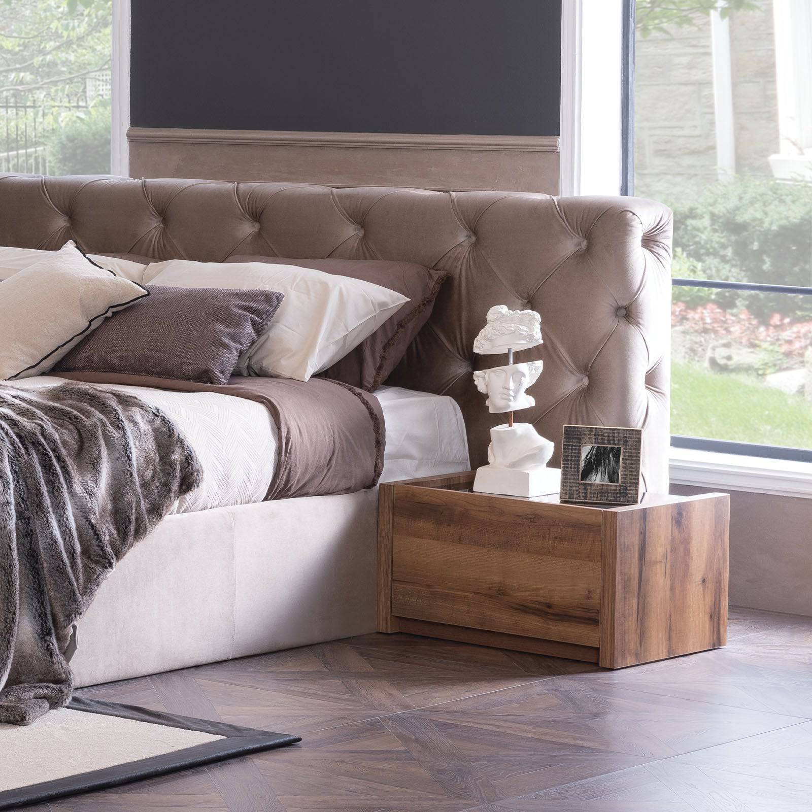 2X Bianca Bedside Tables (Meena Side Table) Bianca-2Side -  Bedside Tables - ebarza Furniture UAE | Shop Modern Furniture in Abu Dhabi & Dubai - مفروشات ايبازرا في الامارات | تسوق اثاث عصري وديكورات مميزة في دبي وابوظبي