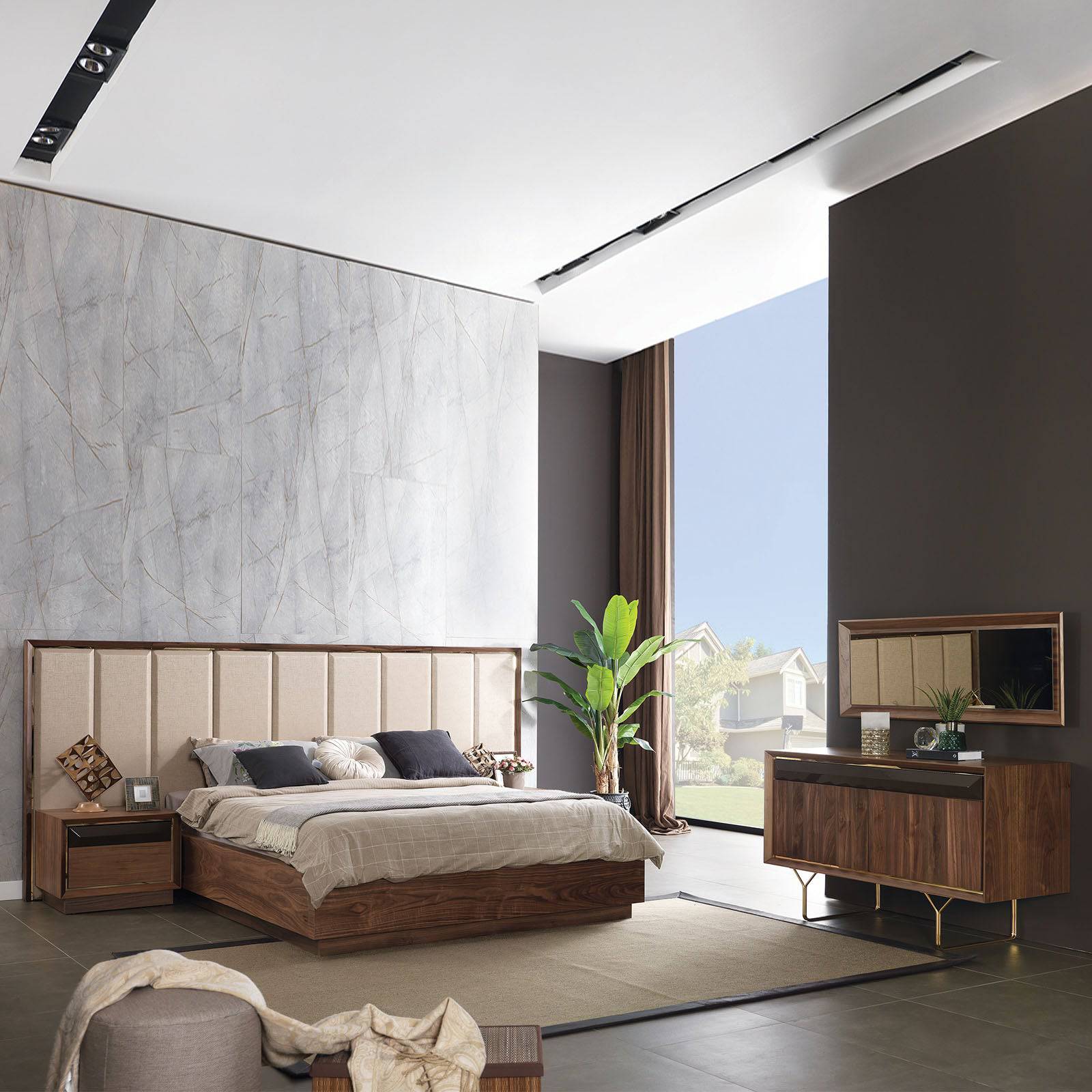 2X Ginda Bedside Table Set Ginda001-Bedside Table - Bedside Tables - ebarza Furniture UAE | Shop Modern Furniture in Abu Dhabi & Dubai - مفروشات ايبازرا في الامارات | تسوق اثاث عصري وديكورات مميزة في دبي وابوظبي
