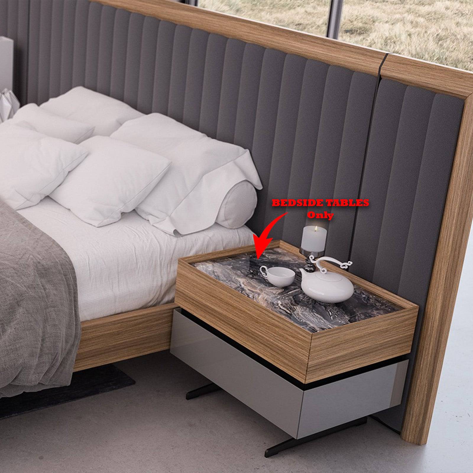2X Icona Bedside Table Icone001-Table -  Bedside Tables - ebarza Furniture UAE | Shop Modern Furniture in Abu Dhabi & Dubai - مفروشات ايبازرا في الامارات | تسوق اثاث عصري وديكورات مميزة في دبي وابوظبي