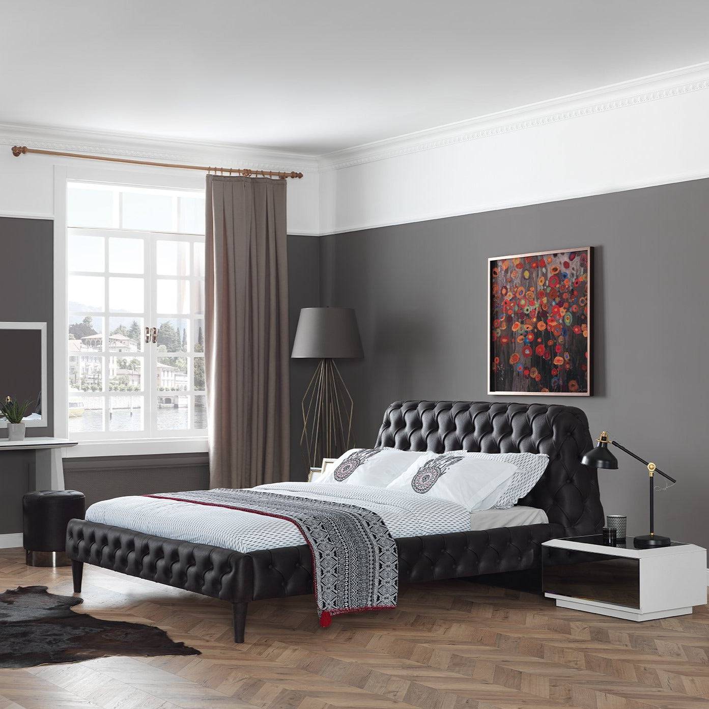 2X Mona White Bedside Table Monawhite-2Xbst - Bedside Tables - ebarza Furniture UAE | Shop Modern Furniture in Abu Dhabi & Dubai - مفروشات ايبازرا في الامارات | تسوق اثاث عصري وديكورات مميزة في دبي وابوظبي