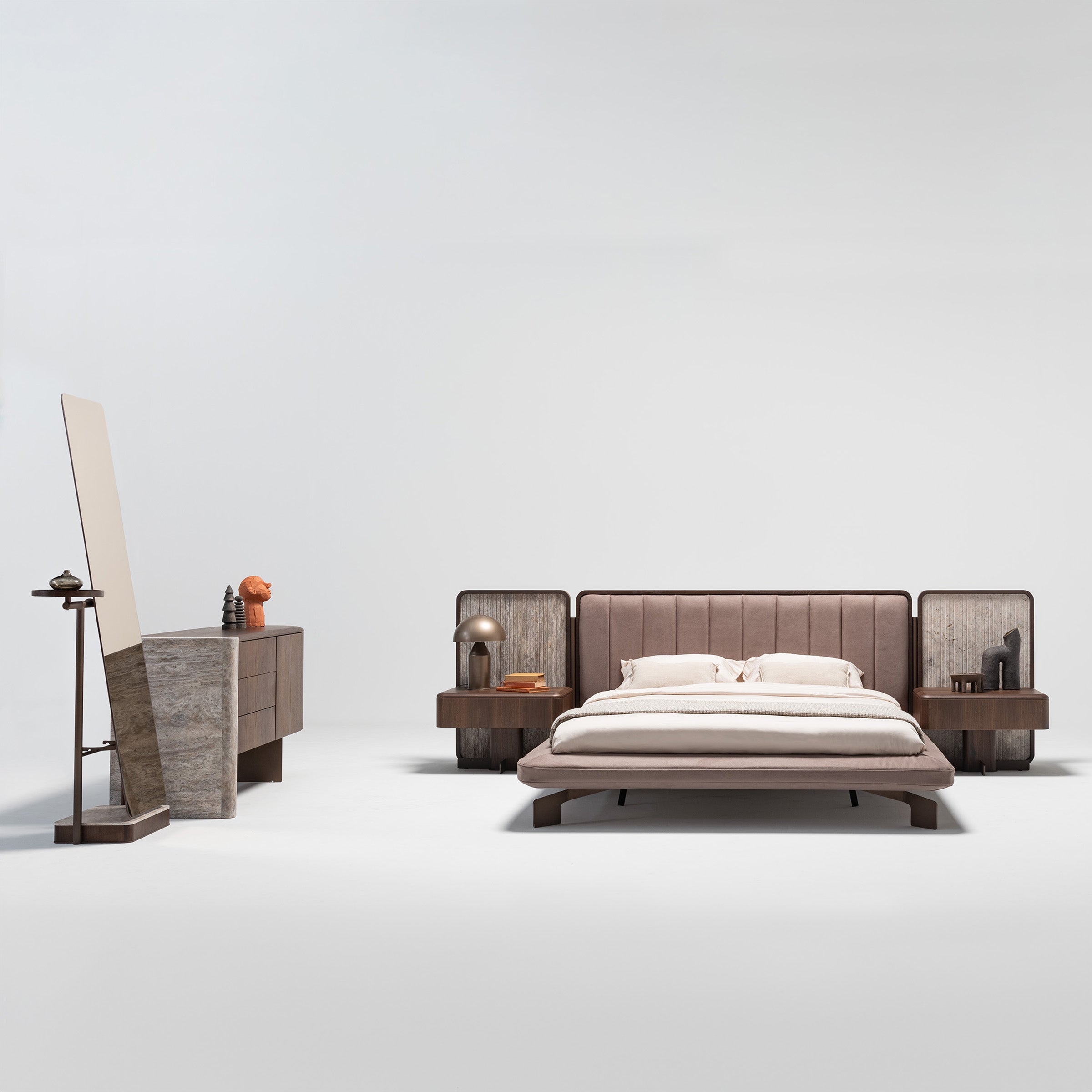 2X ODEON NIGHTSTAND OD-NS-001 - Bed Side Table - ebarza Furniture UAE | Shop Modern Furniture in Abu Dhabi & Dubai - مفروشات ايبازرا في الامارات | تسوق اثاث عصري وديكورات مميزة في دبي وابوظبي