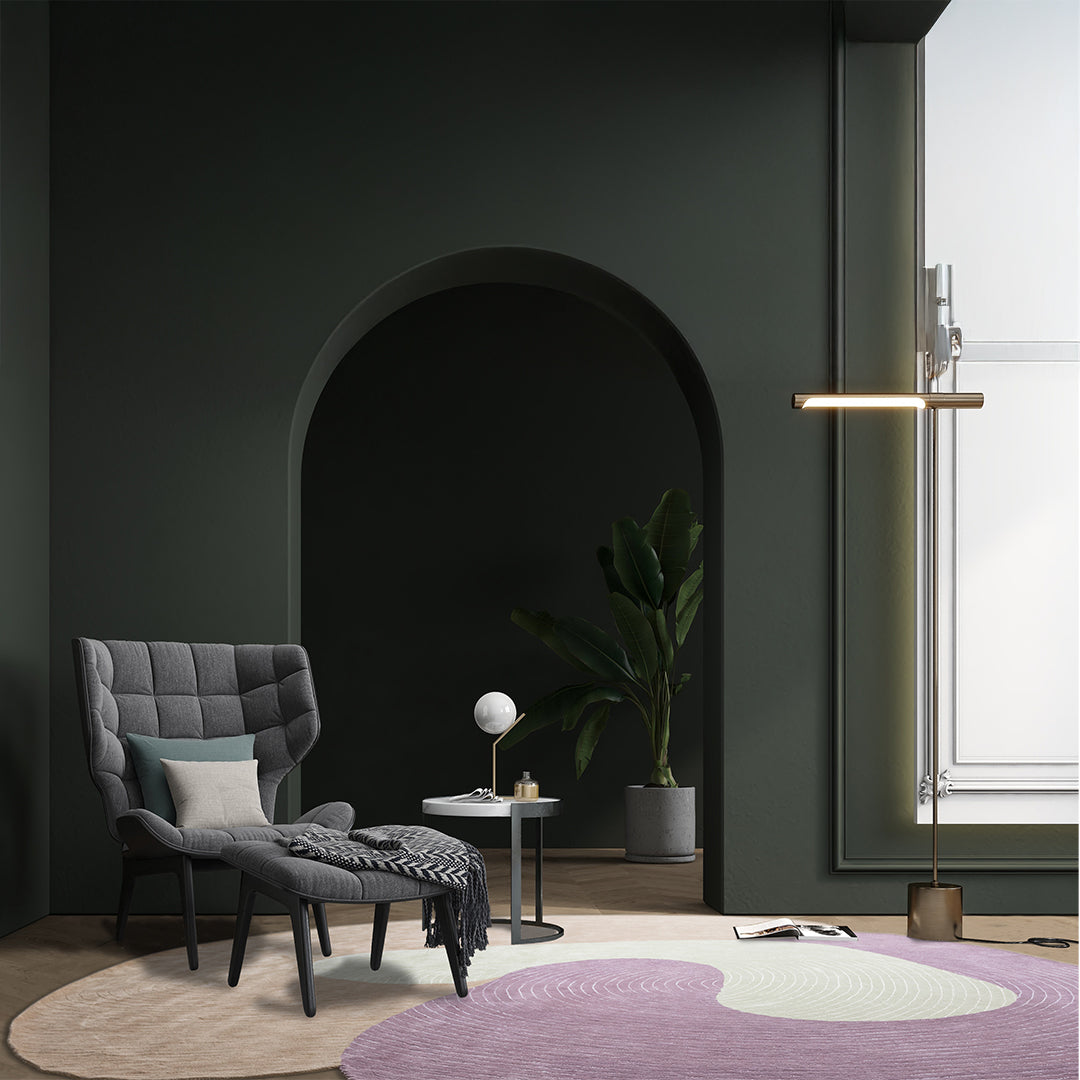 300X300 Cm Beige, Brown and Pink Wool Rug JH-23546 - Rugs - ebarza Furniture UAE | Shop Modern Furniture in Abu Dhabi & Dubai - مفروشات ايبازرا في الامارات | تسوق اثاث عصري وديكورات مميزة في دبي وابوظبي