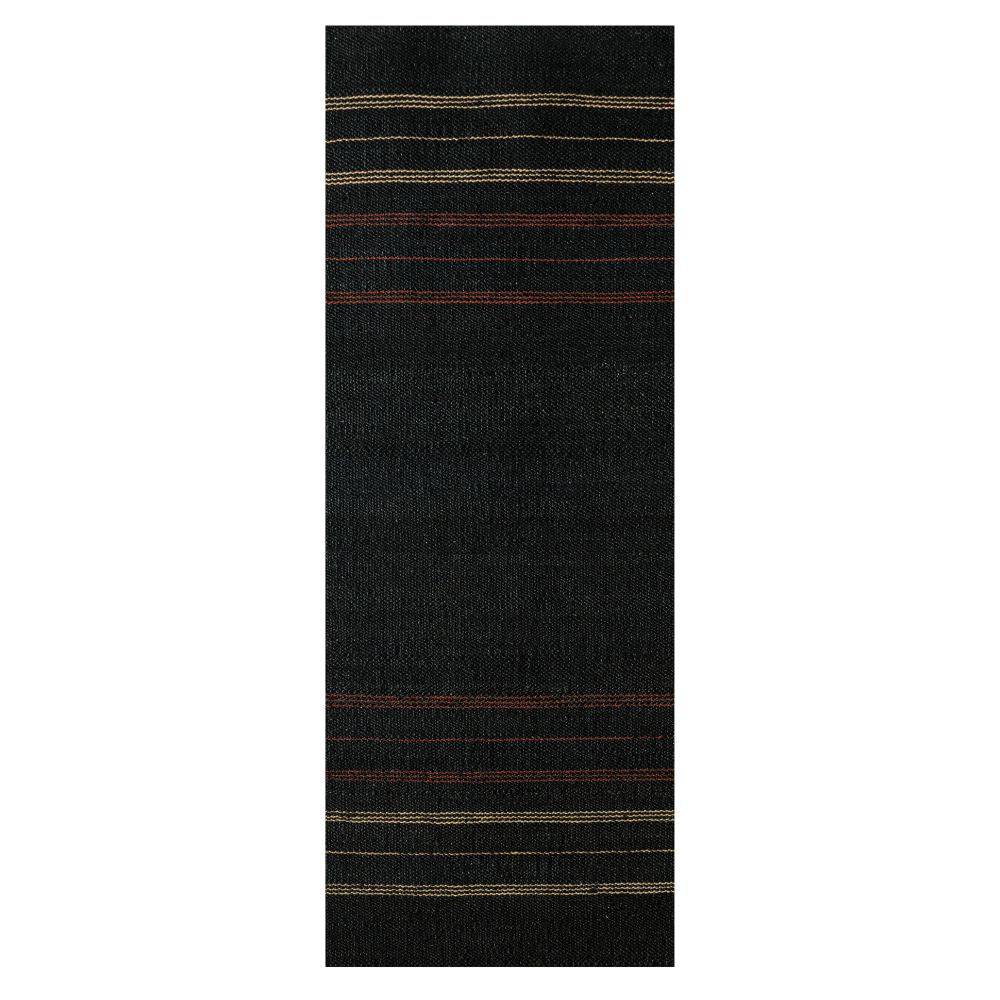 300X200 Cm Hand Woven Jute Black Red Rug Jhd-7002Br-Xl - Rugs - ebarza Furniture UAE | Shop Modern Furniture in Abu Dhabi & Dubai - مفروشات ايبازرا في الامارات | تسوق اثاث عصري وديكورات مميزة في دبي وابوظبي
