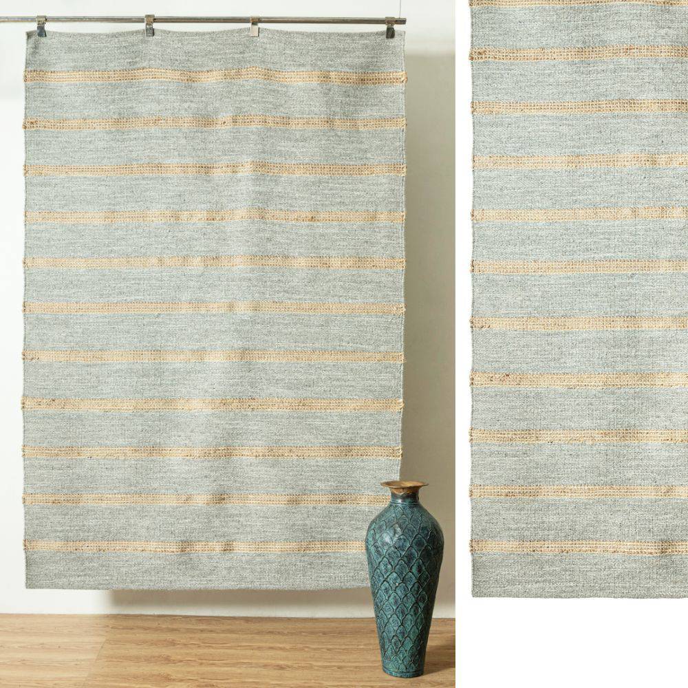 300X200 Cm Hand Woven Wool Rug Oxtend-Otd-06-Xl -  Rugs - ebarza Furniture UAE | Shop Modern Furniture in Abu Dhabi & Dubai - مفروشات ايبازرا في الامارات | تسوق اثاث عصري وديكورات مميزة في دبي وابوظبي