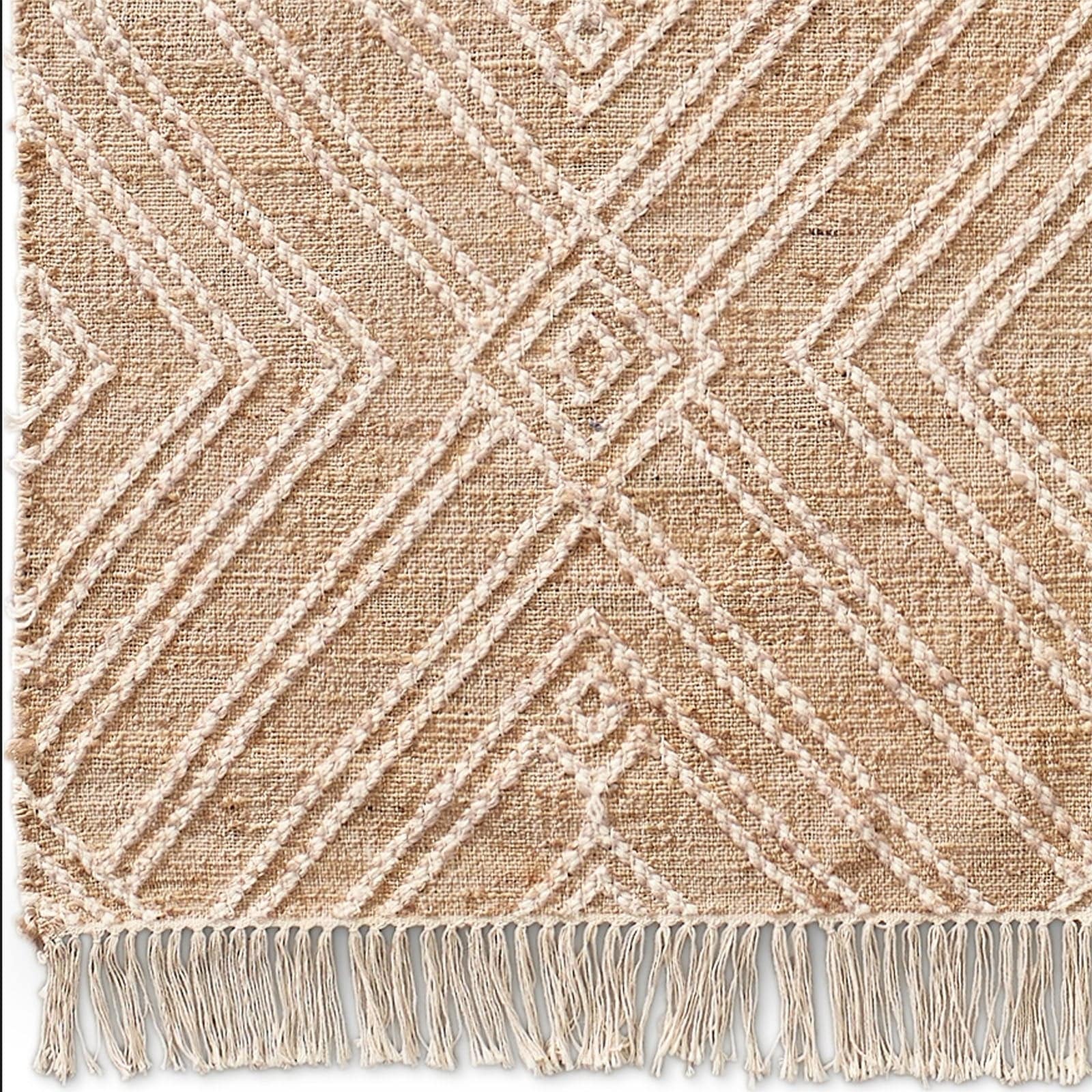 300X200 Cm Handmade Rug Jute Jh-2698-Xl - Rugs - ebarza Furniture UAE | Shop Modern Furniture in Abu Dhabi & Dubai - مفروشات ايبازرا في الامارات | تسوق اثاث عصري وديكورات مميزة في دبي وابوظبي