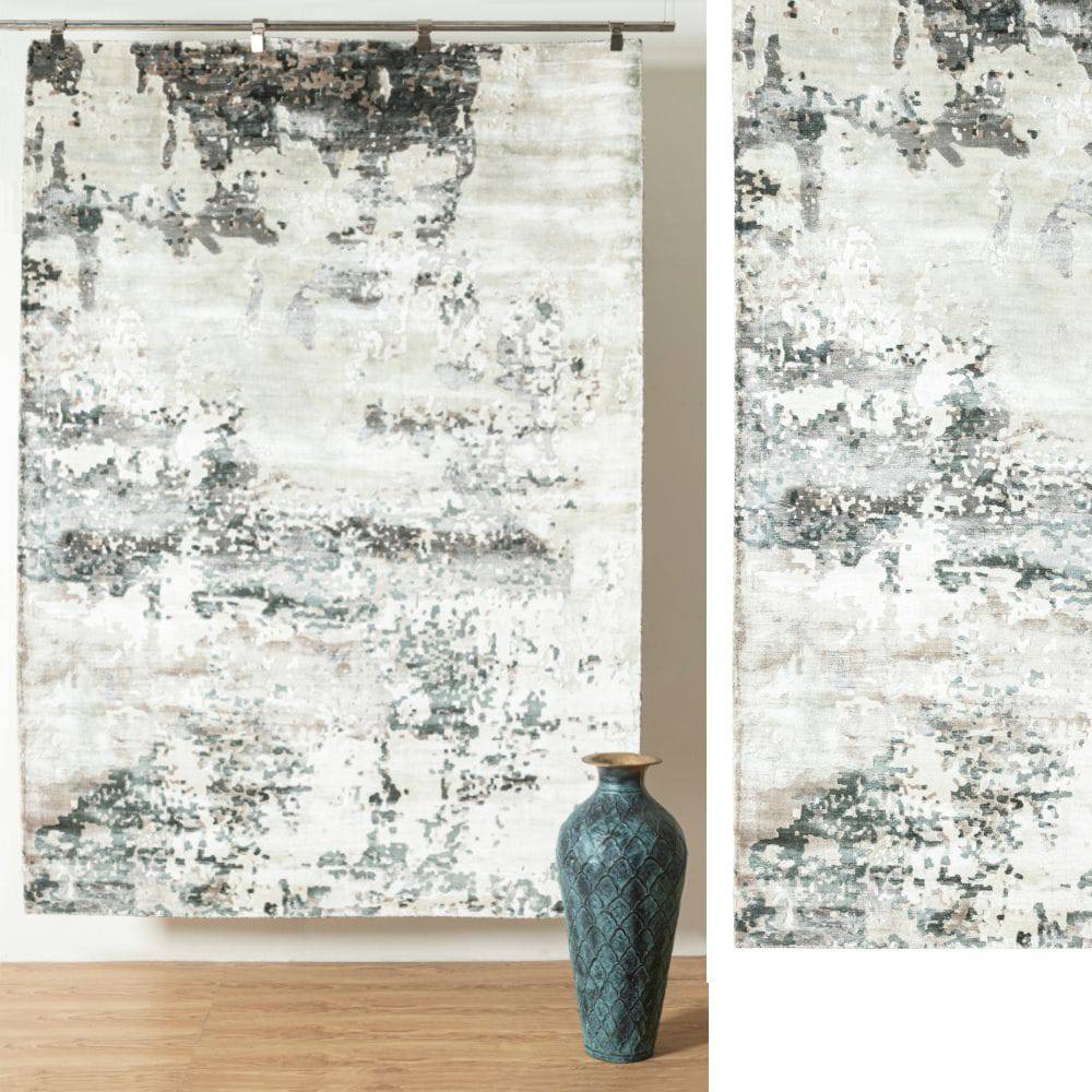 300X200 Cm Handmade Viscos Rug Jh-20733-L -  Rugs - ebarza Furniture UAE | Shop Modern Furniture in Abu Dhabi & Dubai - مفروشات ايبازرا في الامارات | تسوق اثاث عصري وديكورات مميزة في دبي وابوظبي