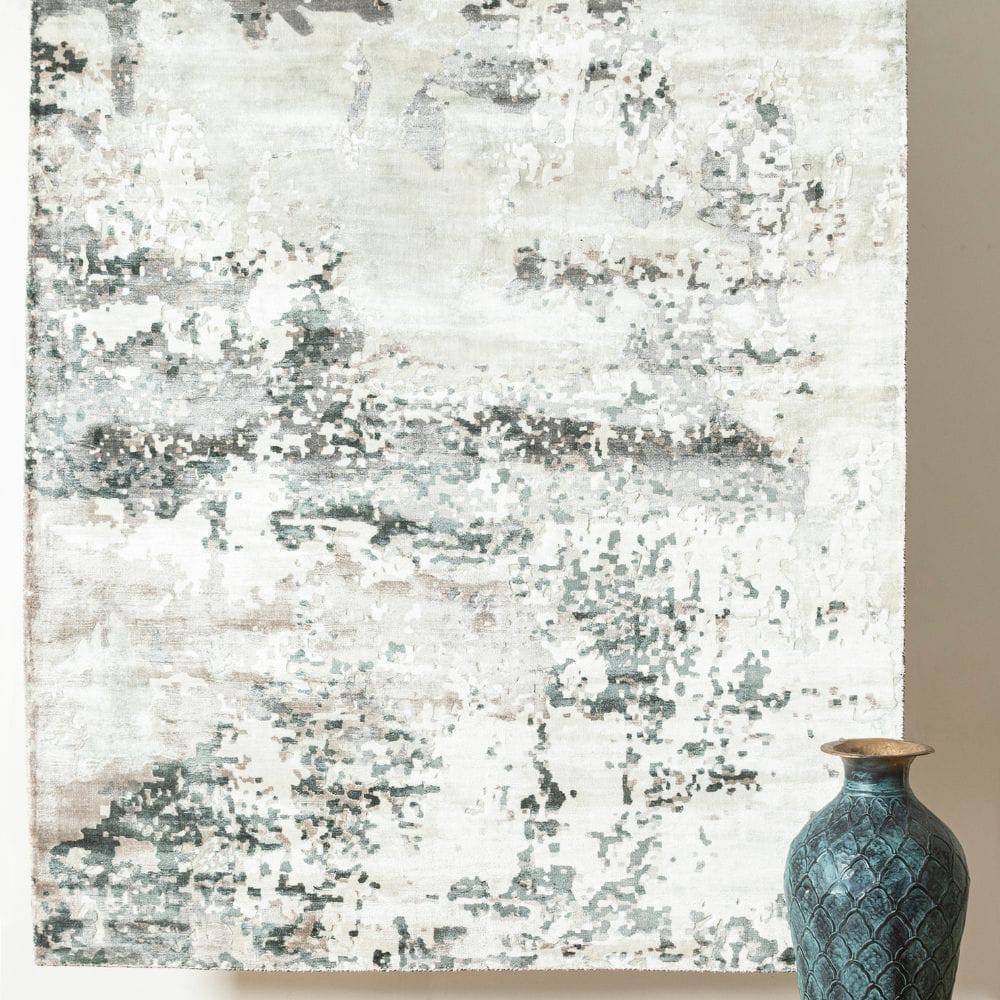 300X200 Cm Handmade Viscos Rug Jh-20733-L -  Rugs - ebarza Furniture UAE | Shop Modern Furniture in Abu Dhabi & Dubai - مفروشات ايبازرا في الامارات | تسوق اثاث عصري وديكورات مميزة في دبي وابوظبي