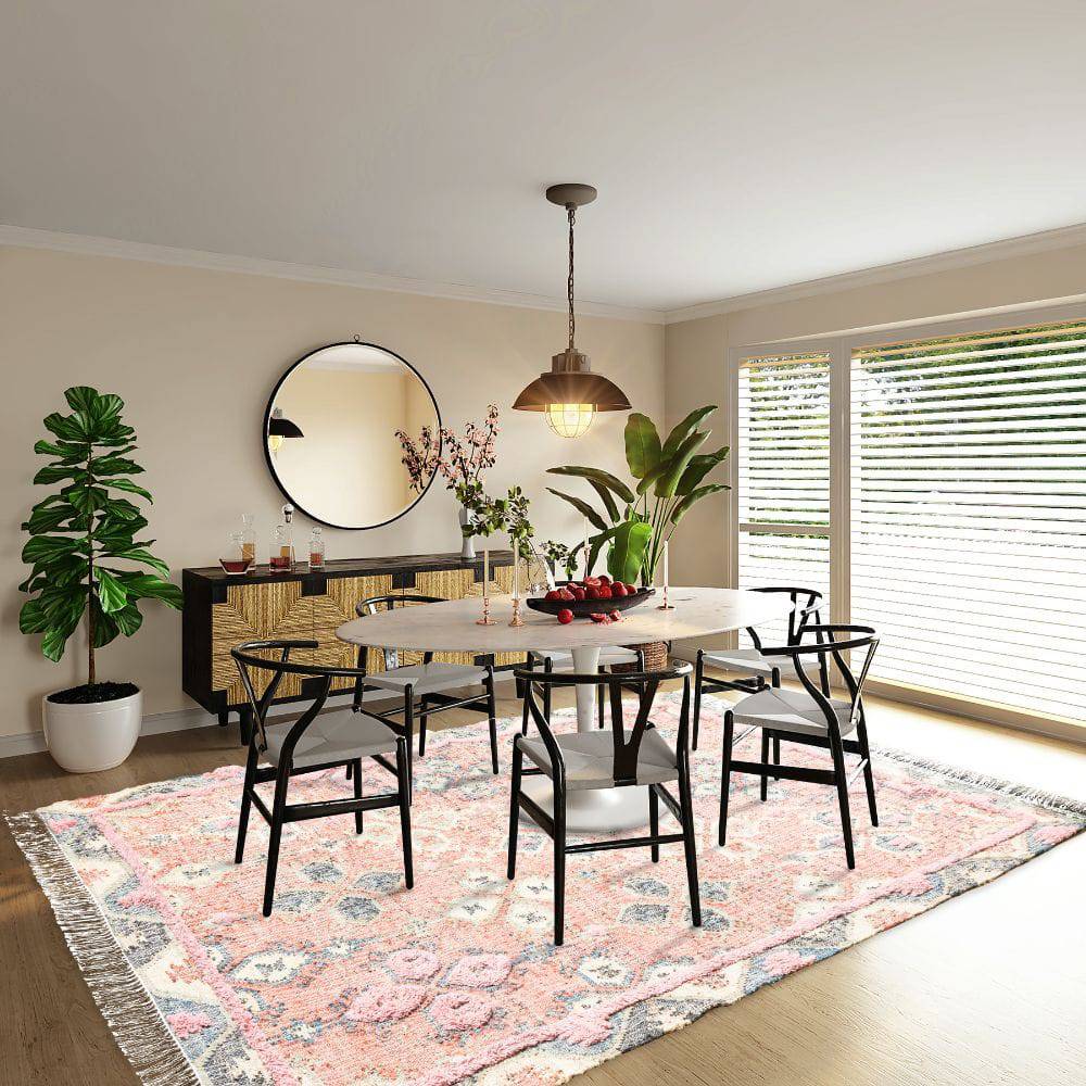 300X200 Cm Handmade Wool Rug Bettino-Bto-42-Orange-Xl -  Rugs - ebarza Furniture UAE | Shop Modern Furniture in Abu Dhabi & Dubai - مفروشات ايبازرا في الامارات | تسوق اثاث عصري وديكورات مميزة في دبي وابوظبي