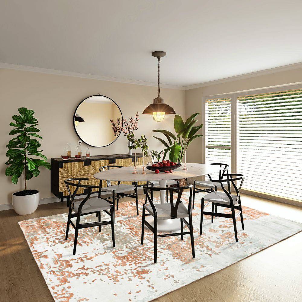 300X200 Cm Handmade Wool Rug Jh-20732-Xl -  Rugs - ebarza Furniture UAE | Shop Modern Furniture in Abu Dhabi & Dubai - مفروشات ايبازرا في الامارات | تسوق اثاث عصري وديكورات مميزة في دبي وابوظبي