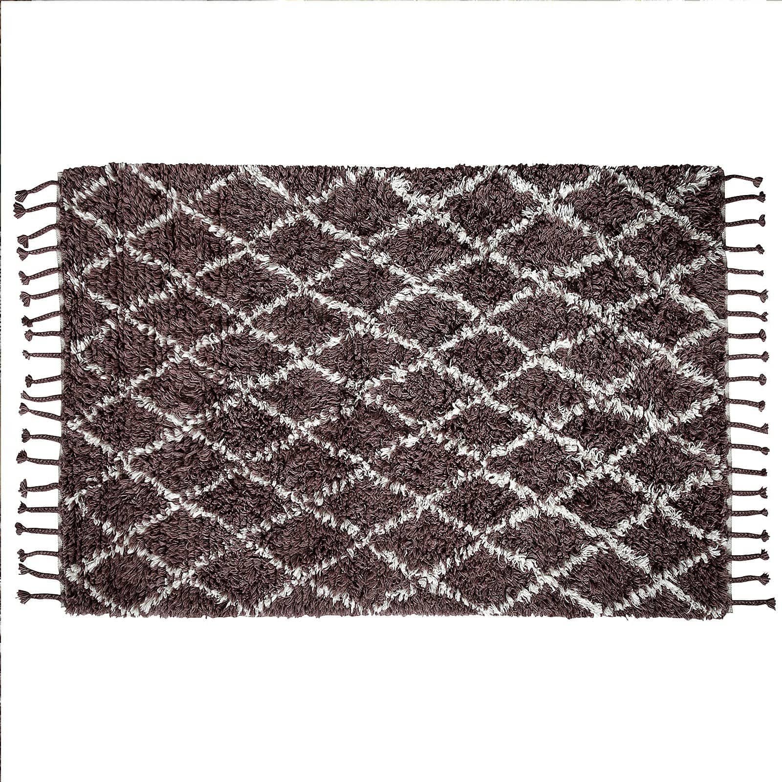 300X200 Cm Morocco Handmade Wool Rug Jwa-2013-61-Wbr-L -  Rugs - ebarza Furniture UAE | Shop Modern Furniture in Abu Dhabi & Dubai - مفروشات ايبازرا في الامارات | تسوق اثاث عصري وديكورات مميزة في دبي وابوظبي