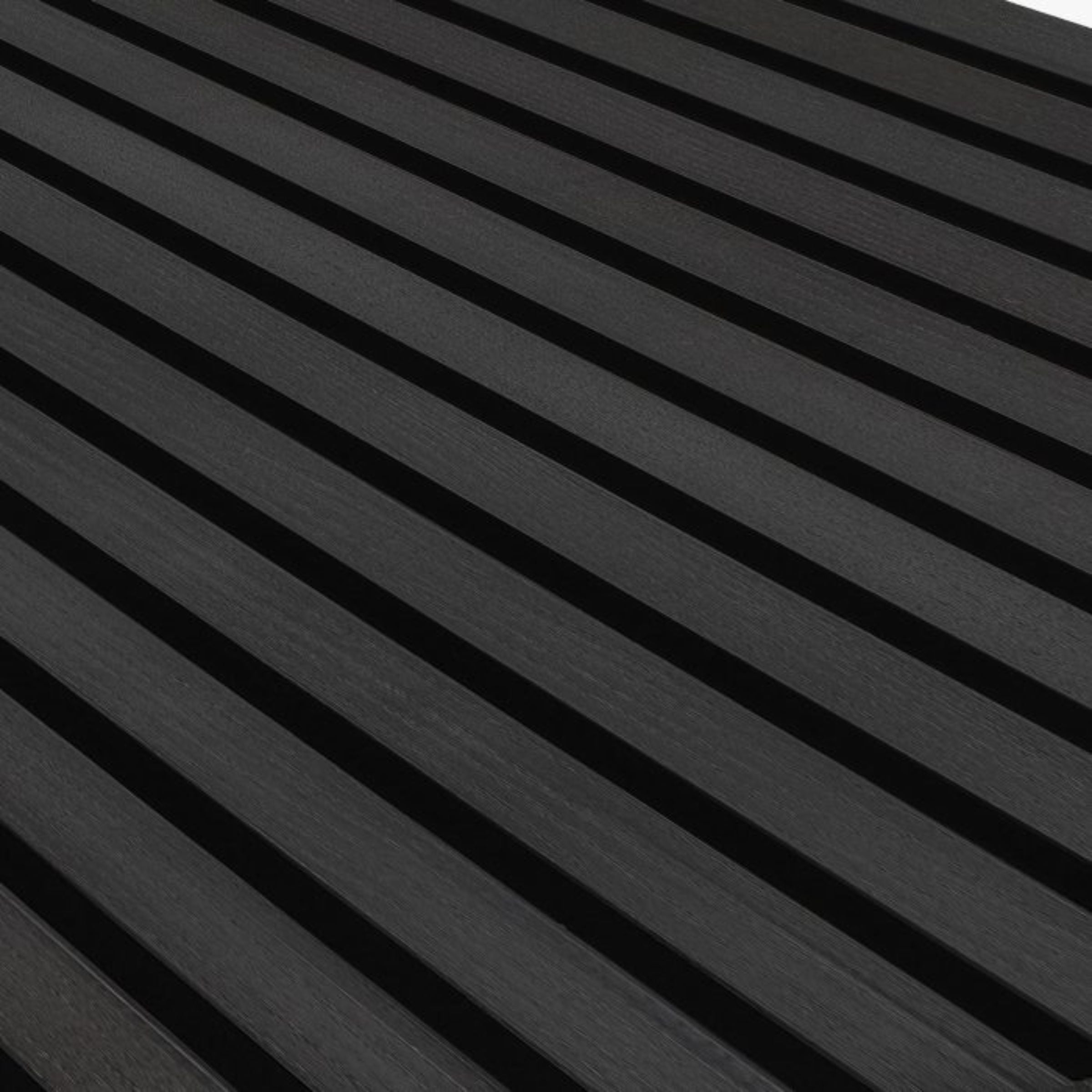 300x60x2.1cm Slat acoustic panel 35-15mm fire retardant Decoration Panel Black-Oak002 - Wall Panels - ebarza Furniture UAE | Shop Modern Furniture in Abu Dhabi & Dubai - مفروشات ايبازرا في الامارات | تسوق اثاث عصري وديكورات مميزة في دبي وابوظبي