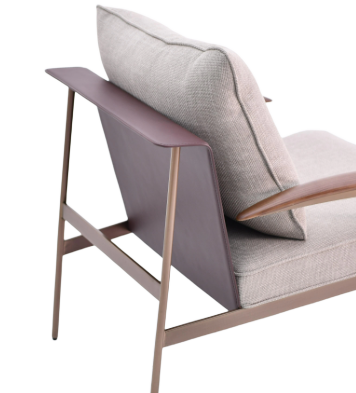 Willow Beige Lounge Chair MLL-A120 - Lounge Chairs - ebarza Furniture UAE | Shop Modern Furniture in Abu Dhabi & Dubai - مفروشات ايبازرا في الامارات | تسوق اثاث عصري وديكورات مميزة في دبي وابوظبي