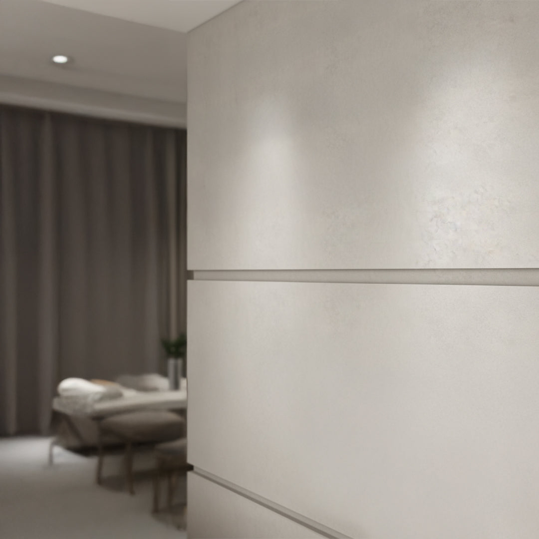 320H-ALUMINUM PROFILE- ADJUSTABLE U-PROFILE COLOUR : Light Cement BP-103Y - wall-panels-profiles - ebarza Furniture UAE | Shop Modern Furniture in Abu Dhabi & Dubai - مفروشات ايبازرا في الامارات | تسوق اثاث عصري وديكورات مميزة في دبي وابوظبي