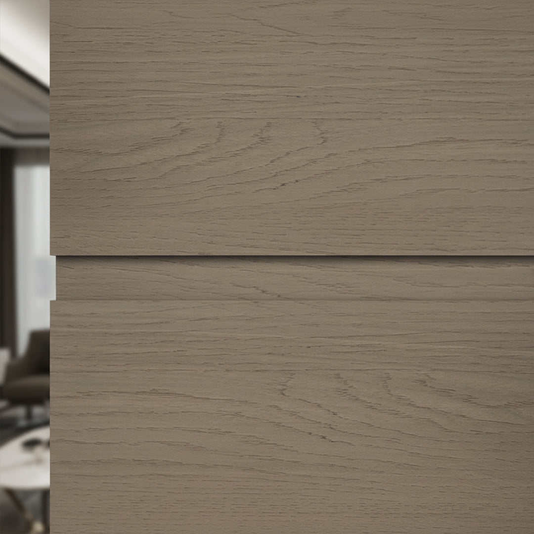 320H-ALUMINUM PROFILE- ADJUSTABLE U-PROFILE COLOUR :Taupe Elm BP-105Y
