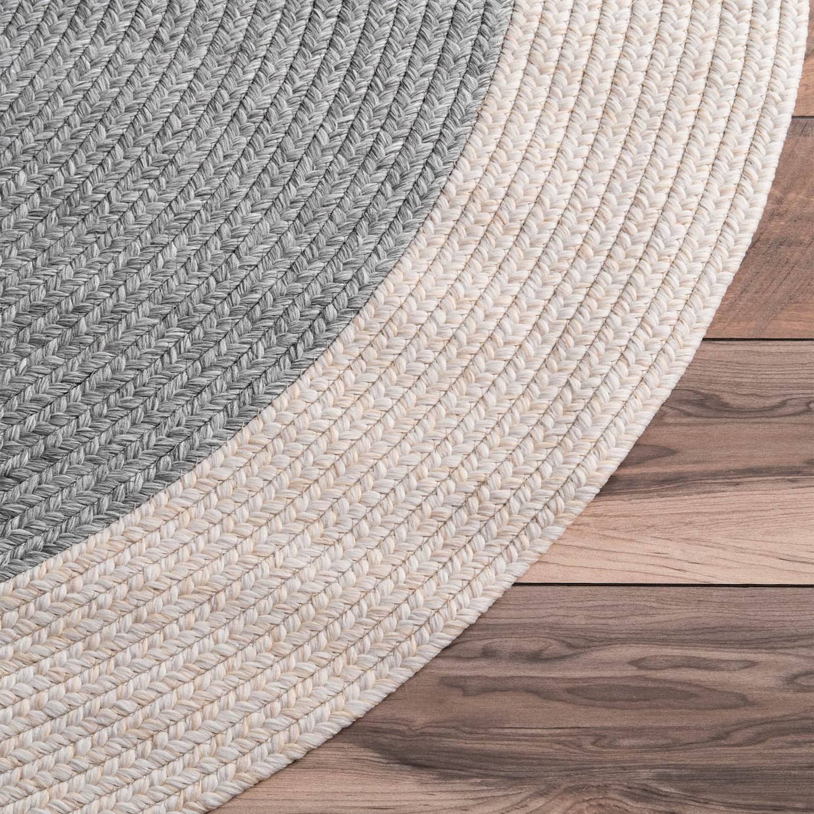 320X220 Cm Braided Handmade Jute Rug Jh-2349-Xl - Rugs - ebarza Furniture UAE | Shop Modern Furniture in Abu Dhabi & Dubai - مفروشات ايبازرا في الامارات | تسوق اثاث عصري وديكورات مميزة في دبي وابوظبي