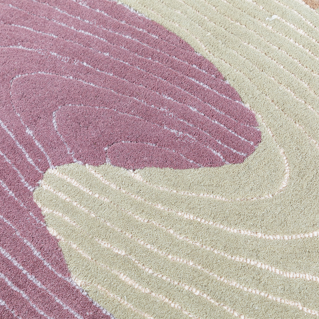 350X100 Cm Beige, Brown & Pink Wool Rug JH-23546 - Rugs - ebarza Furniture UAE | Shop Modern Furniture in Abu Dhabi & Dubai - مفروشات ايبازرا في الامارات | تسوق اثاث عصري وديكورات مميزة في دبي وابوظبي