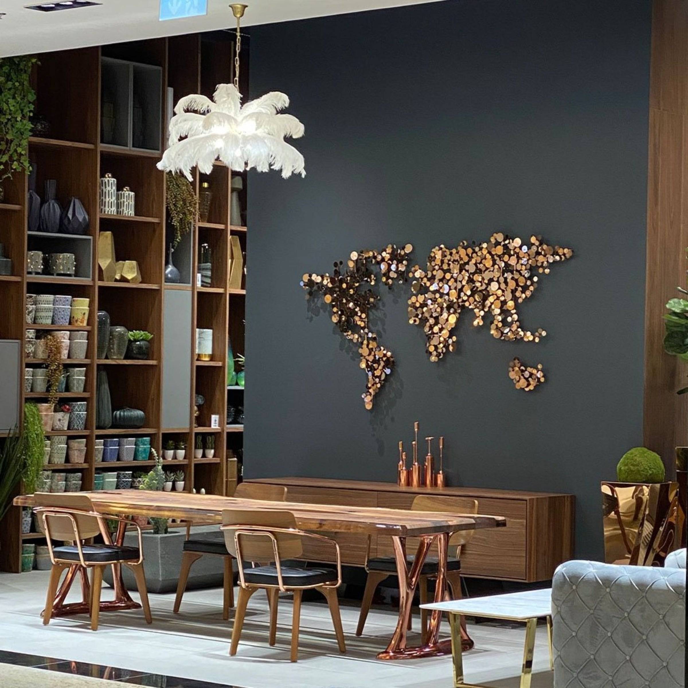 350X100 Cm Live Edge Resin Dining Table Top San350X100 - Table Tops - ebarza Furniture UAE | Shop Modern Furniture in Abu Dhabi & Dubai - مفروشات ايبازرا في الامارات | تسوق اثاث عصري وديكورات مميزة في دبي وابوظبي