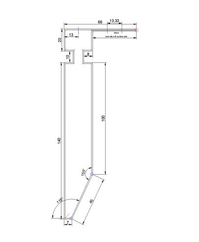 1mm Thickness (17cm) Stainless Steel Sealing Cap - Black - PR0051 -  wall-panels-profiles - ebarza Furniture UAE | Shop Modern Furniture in Abu Dhabi & Dubai - مفروشات ايبازرا في الامارات | تسوق اثاث عصري وديكورات مميزة في دبي وابوظبي