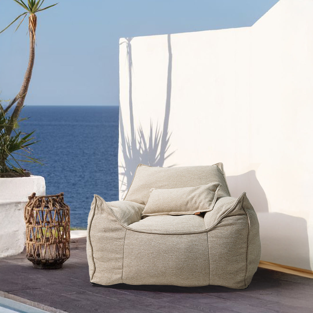 30*60 PILLOW With Zipper - Laconcha140-Beige - Cushions - ebarza Furniture UAE | Shop Modern Furniture in Abu Dhabi & Dubai - مفروشات ايبازرا في الامارات | تسوق اثاث عصري وديكورات مميزة في دبي وابوظبي