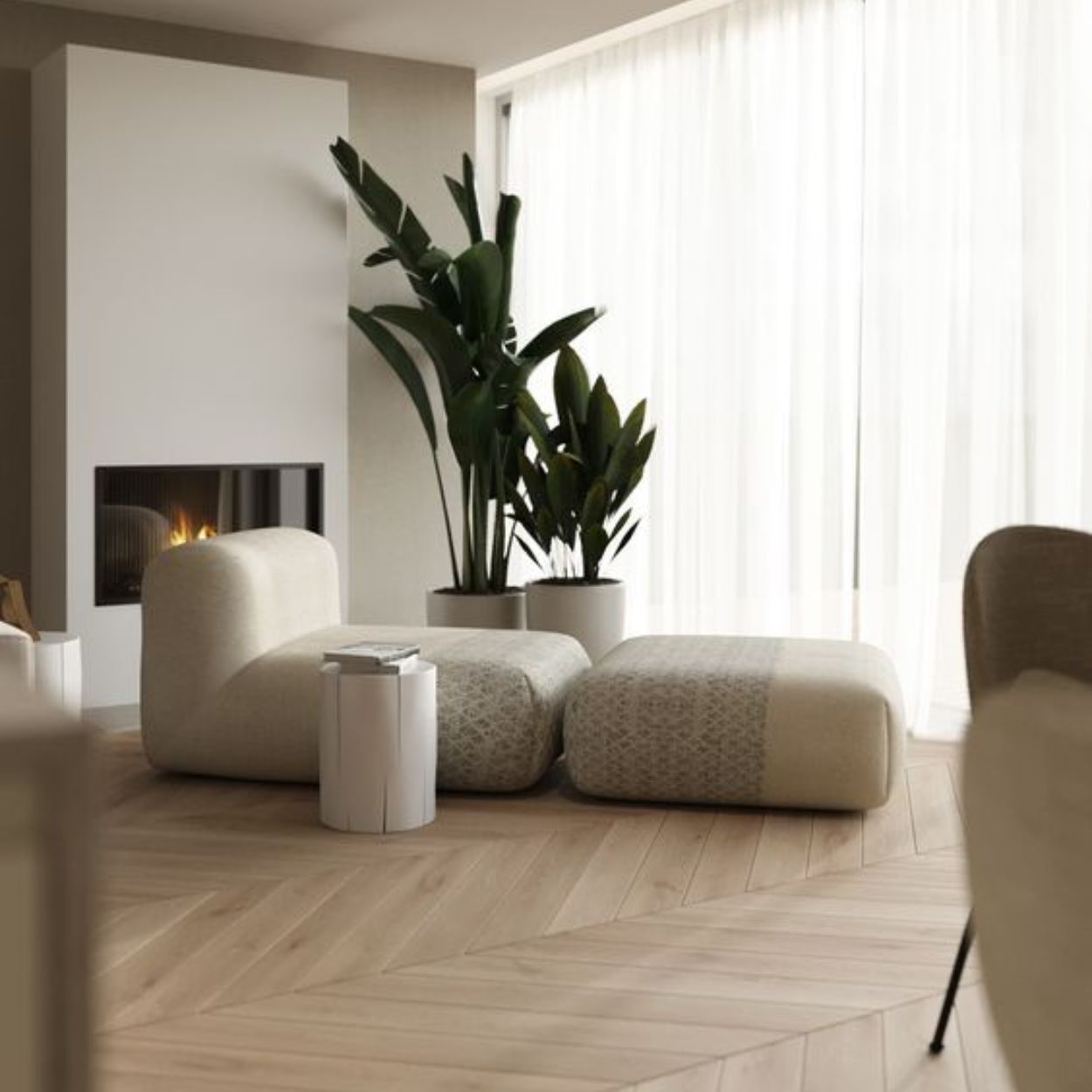 Natural Oak Natural Veneer Floor Parquet 1.674sqm T & G YHF0705- - Parquet - ebarza Furniture UAE | Shop Modern Furniture in Abu Dhabi & Dubai - مفروشات ايبازرا في الامارات | تسوق اثاث عصري وديكورات مميزة في دبي وابوظبي