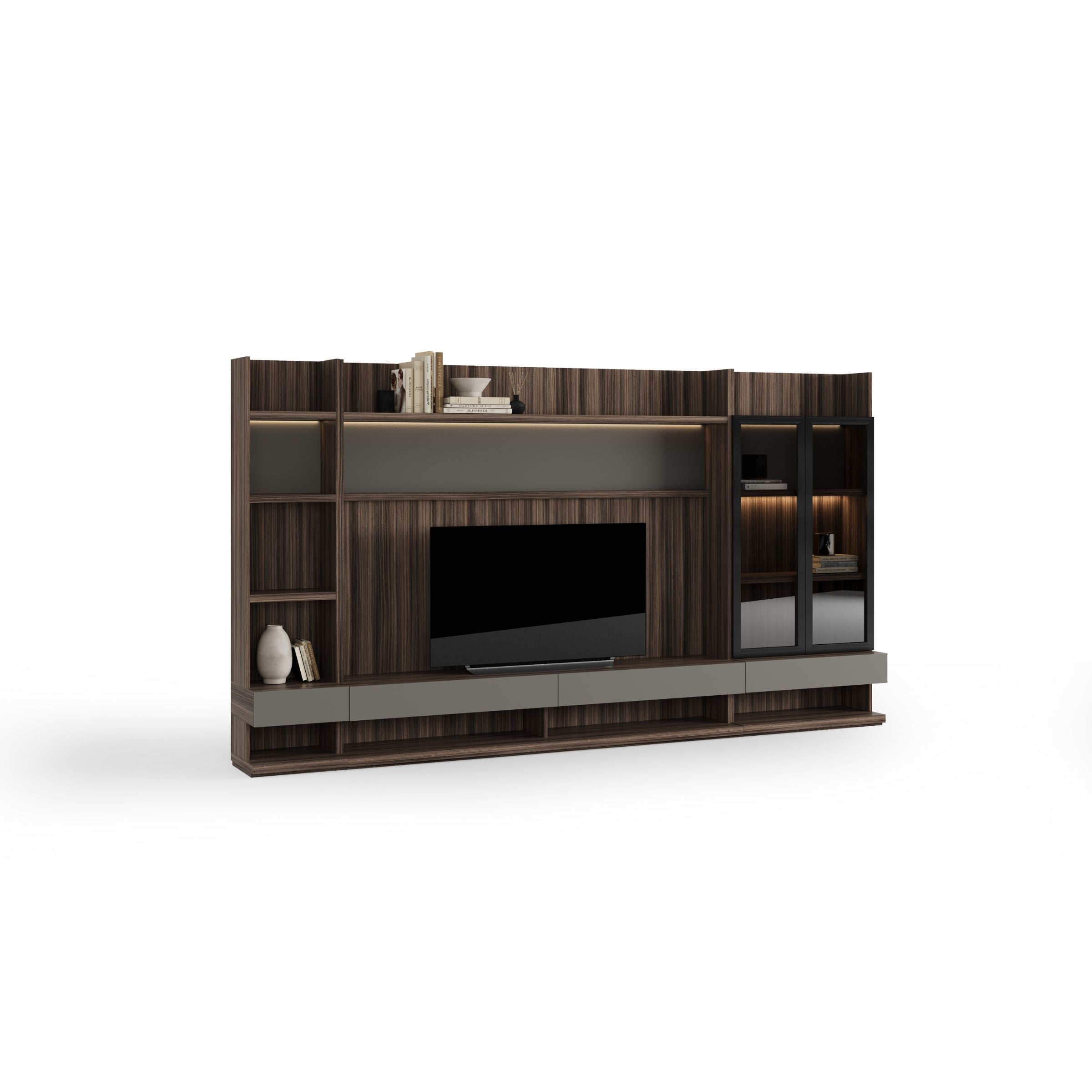 Pre-order 25 Days Delivery Lipa Middle T.V Block Module - Modular TV / Wall Unit YOLIPA-TVB - Bookcases - ebarza Furniture UAE | Shop Modern Furniture in Abu Dhabi & Dubai - مفروشات ايبازرا في الامارات | تسوق اثاث عصري وديكورات مميزة في دبي وابوظبي
