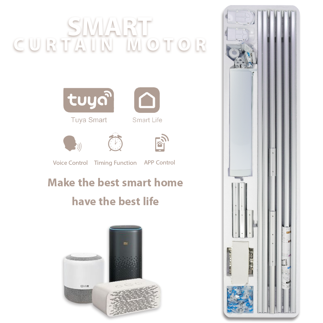 Battery Powered(Smart Curtain Kit) Wave Curtain Motor Battery Powered TB46D-Wave - Curtains Rails - ebarza Furniture UAE | Shop Modern Furniture in Abu Dhabi & Dubai - مفروشات ايبازرا في الامارات | تسوق اثاث عصري وديكورات مميزة في دبي وابوظبي