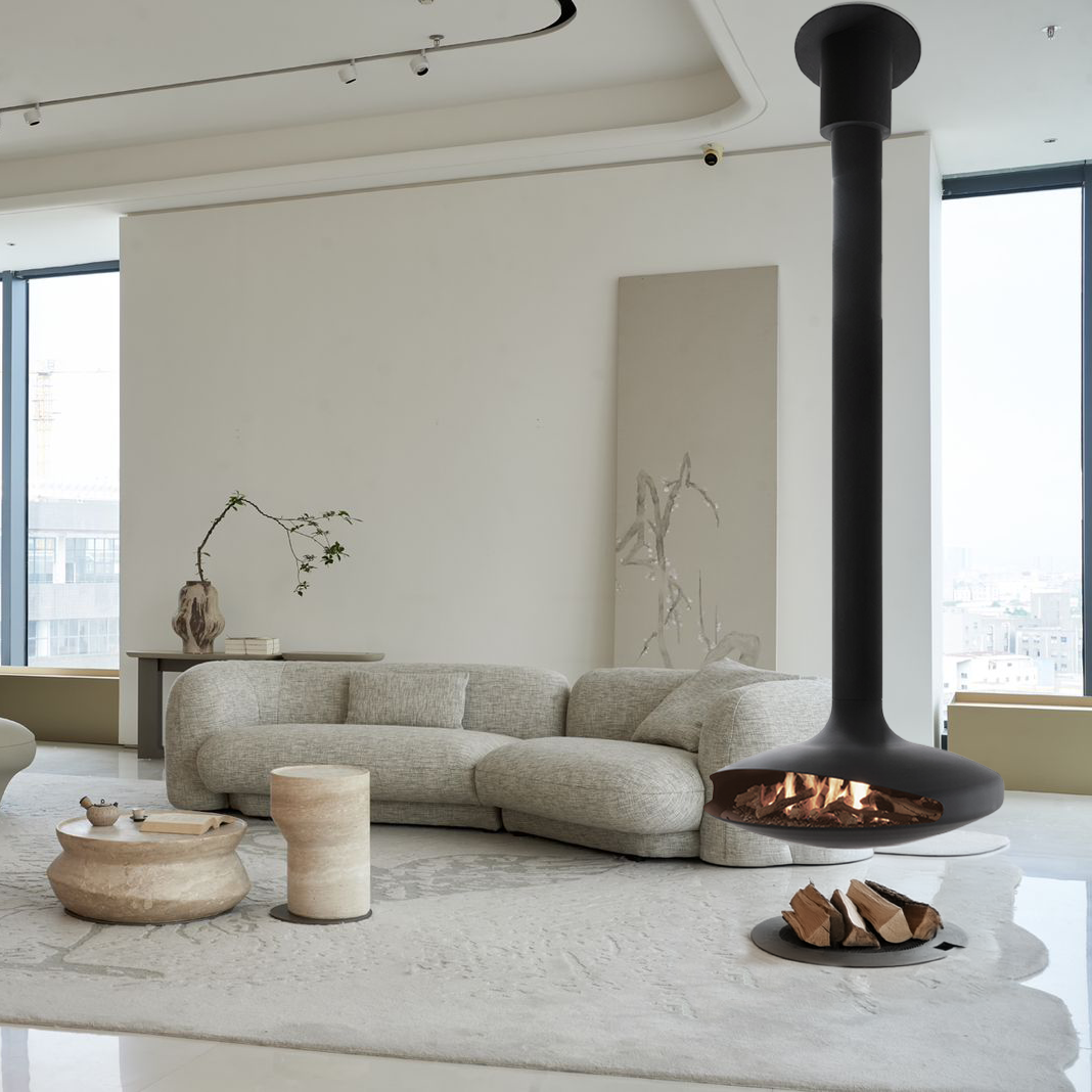 Water Vapor UFO Electric Fireplace Smart 3cm voice prompt 800 UFO - Electric Fireplace - ebarza Furniture UAE | Shop Modern Furniture in Abu Dhabi & Dubai - مفروشات ايبازرا في الامارات | تسوق اثاث عصري وديكورات مميزة في دبي وابوظبي