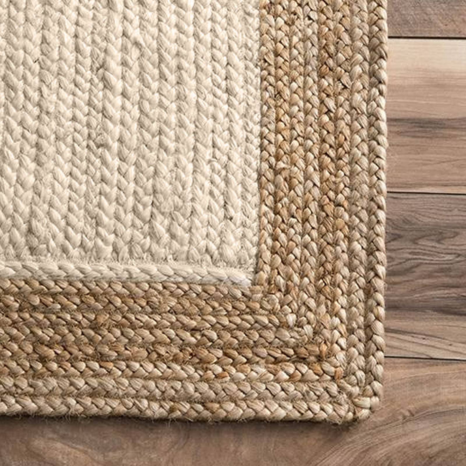 450X300 Cm Braided Handmade Jute Rug Braided-001-Grande - Rugs - ebarza Furniture UAE | Shop Modern Furniture in Abu Dhabi & Dubai - مفروشات ايبازرا في الامارات | تسوق اثاث عصري وديكورات مميزة في دبي وابوظبي
