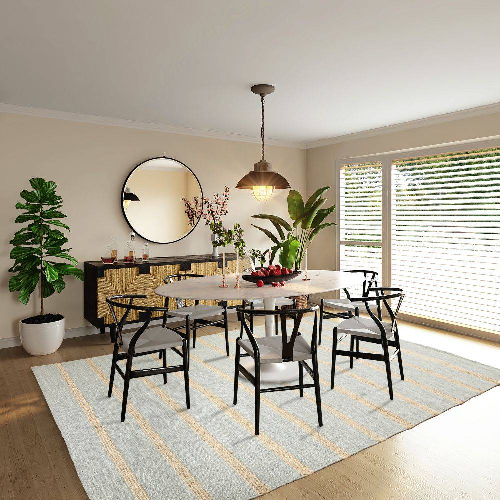 450X300 Cm Hand Woven Wool Rug Oxtend-Otd-06-Grande - Rugs - ebarza Furniture UAE | Shop Modern Furniture in Abu Dhabi & Dubai - مفروشات ايبازرا في الامارات | تسوق اثاث عصري وديكورات مميزة في دبي وابوظبي