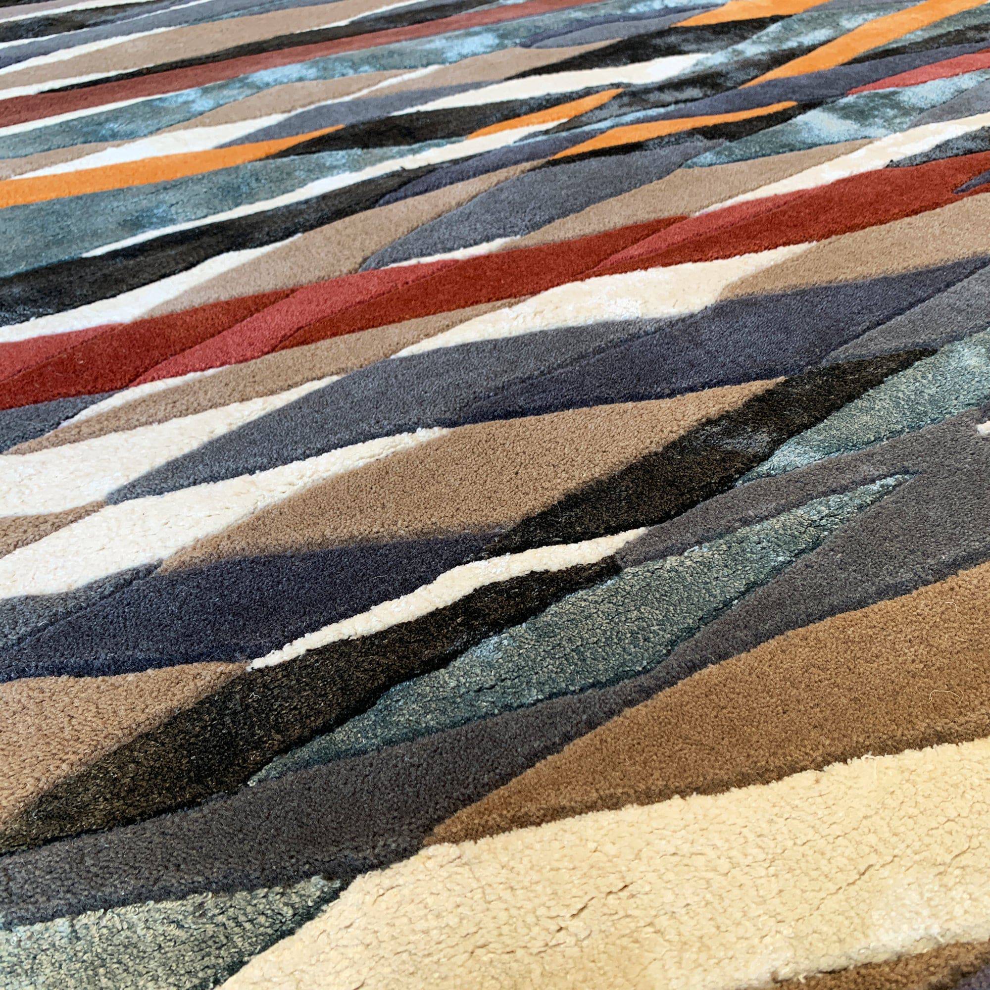 450X300 Cm Handmade Wool Rug Jh-20740-Grande -  Rugs - ebarza Furniture UAE | Shop Modern Furniture in Abu Dhabi & Dubai - مفروشات ايبازرا في الامارات | تسوق اثاث عصري وديكورات مميزة في دبي وابوظبي