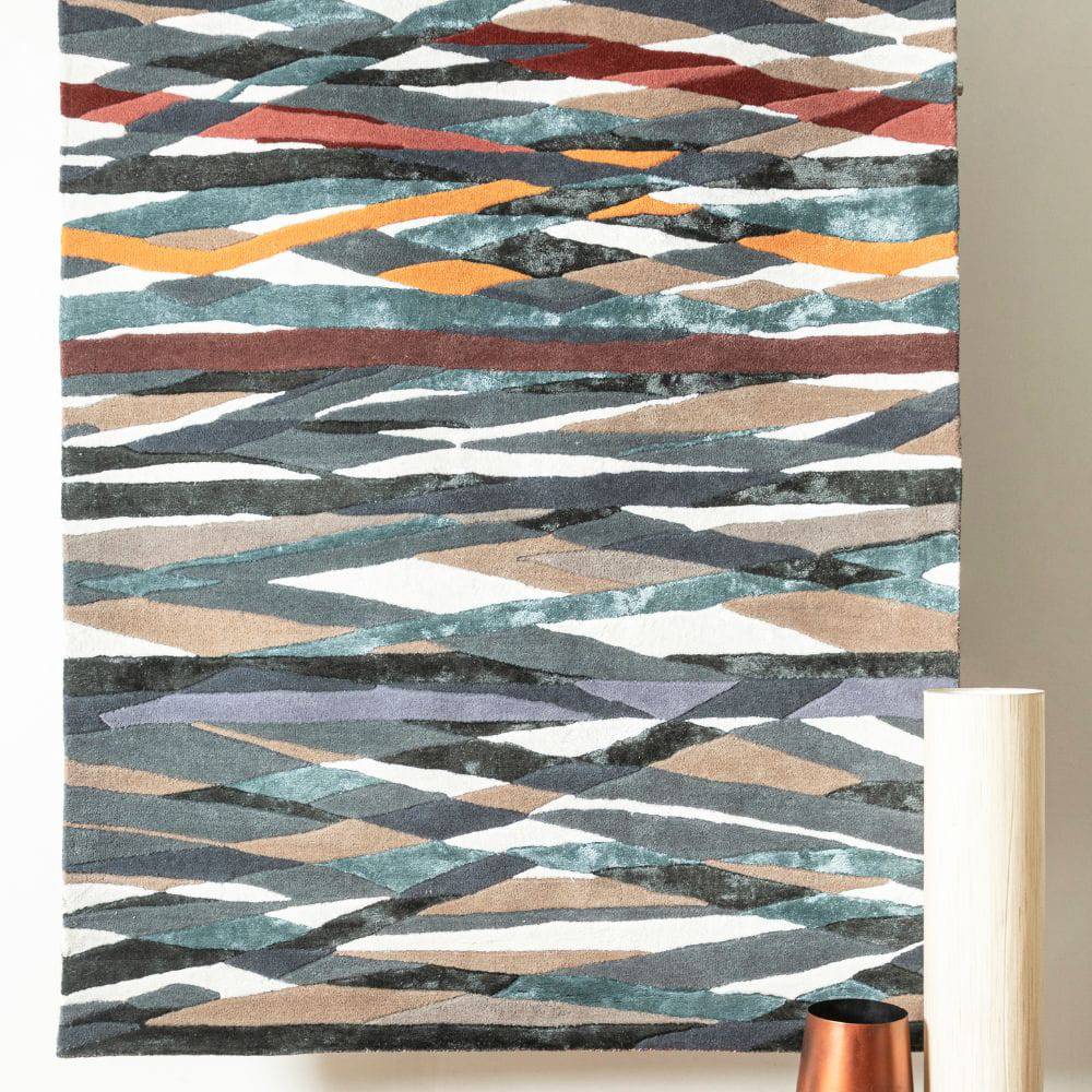 450X300 Cm Handmade Wool Rug Jh-20740-Grande -  Rugs - ebarza Furniture UAE | Shop Modern Furniture in Abu Dhabi & Dubai - مفروشات ايبازرا في الامارات | تسوق اثاث عصري وديكورات مميزة في دبي وابوظبي