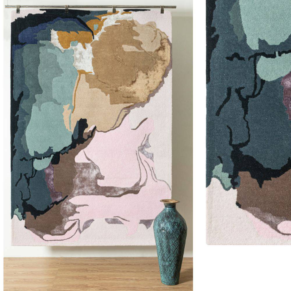 450X300 Cm Handmade Wool Rug Jh-20741-Grande - Rugs - ebarza Furniture UAE | Shop Modern Furniture in Abu Dhabi & Dubai - مفروشات ايبازرا في الامارات | تسوق اثاث عصري وديكورات مميزة في دبي وابوظبي