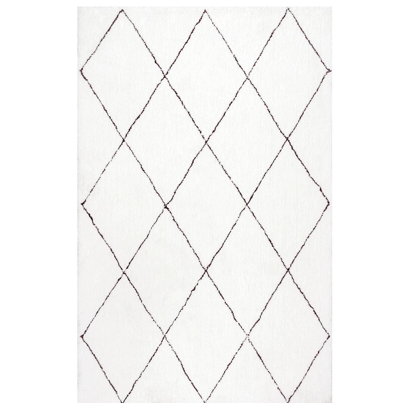 450X300 Cm Morocco Handmade Wool Rug Jh-20007-Grand - Rugs - ebarza Furniture UAE | Shop Modern Furniture in Abu Dhabi & Dubai - مفروشات ايبازرا في الامارات | تسوق اثاث عصري وديكورات مميزة في دبي وابوظبي