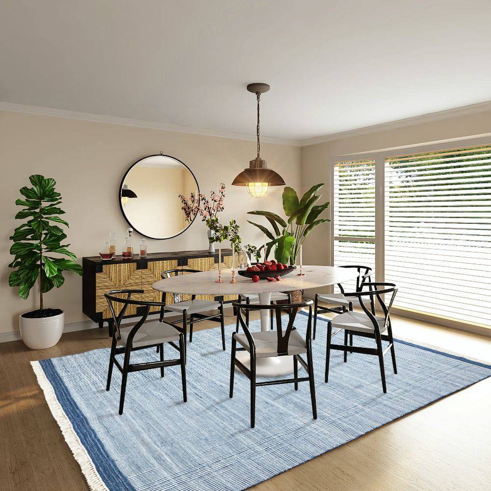 450X300 Cm Outdoor/ Indoor Hand Woven Rug Belonia-Bln-28-Grande - Rugs - ebarza Furniture UAE | Shop Modern Furniture in Abu Dhabi & Dubai - مفروشات ايبازرا في الامارات | تسوق اثاث عصري وديكورات مميزة في دبي وابوظبي