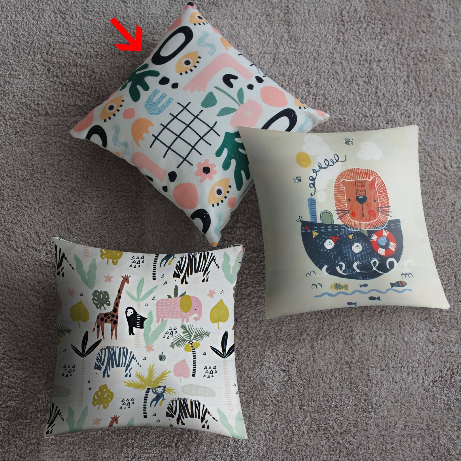 45X45 Cm Cushion Cover 2102M-45-016-1 -  Cushions - ebarza Furniture UAE | Shop Modern Furniture in Abu Dhabi & Dubai - مفروشات ايبازرا في الامارات | تسوق اثاث عصري وديكورات مميزة في دبي وابوظبي