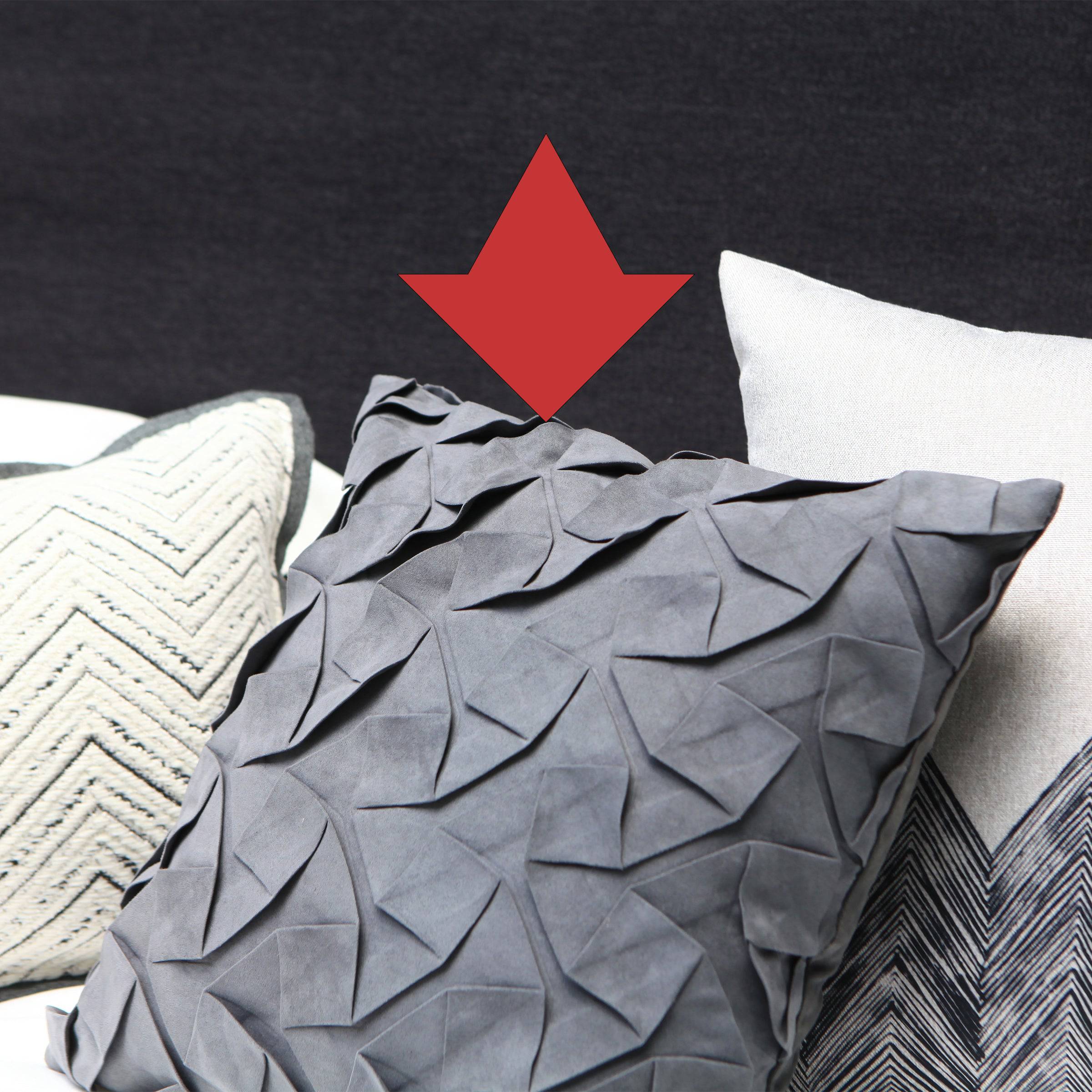 45X45 Cm Jason Suede Cushion Ecc049 - Cushions - ebarza Furniture UAE | Shop Modern Furniture in Abu Dhabi & Dubai - مفروشات ايبازرا في الامارات | تسوق اثاث عصري وديكورات مميزة في دبي وابوظبي