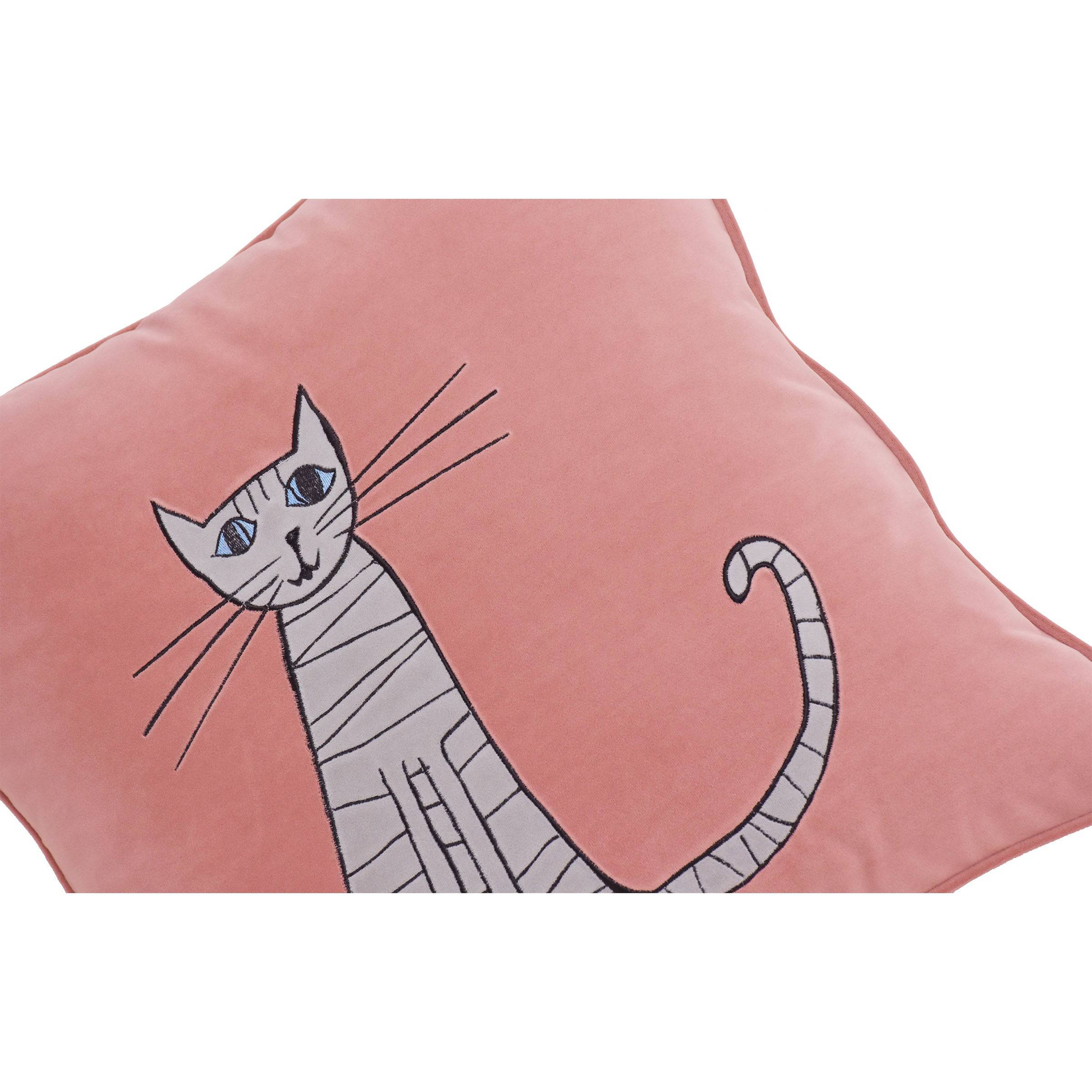 45X45 Cm Milu Embroidered Cushion Ecc-036 -  Cushions - ebarza Furniture UAE | Shop Modern Furniture in Abu Dhabi & Dubai - مفروشات ايبازرا في الامارات | تسوق اثاث عصري وديكورات مميزة في دبي وابوظبي