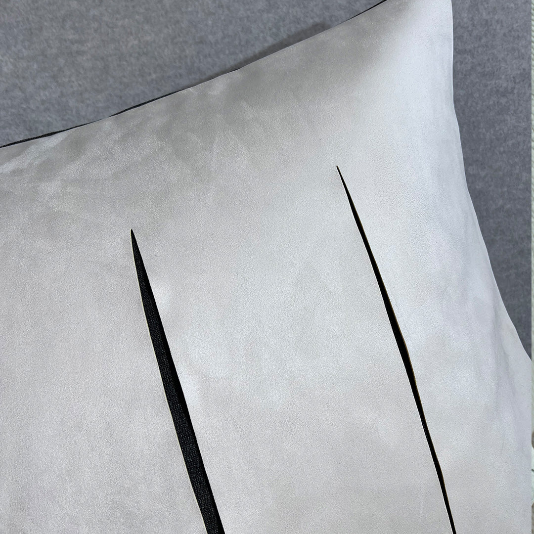 45x45cm Theo Imitation Leather Cushion - ECC060 - Cushions - ebarza Furniture UAE | Shop Modern Furniture in Abu Dhabi & Dubai - مفروشات ايبازرا في الامارات | تسوق اثاث عصري وديكورات مميزة في دبي وابوظبي