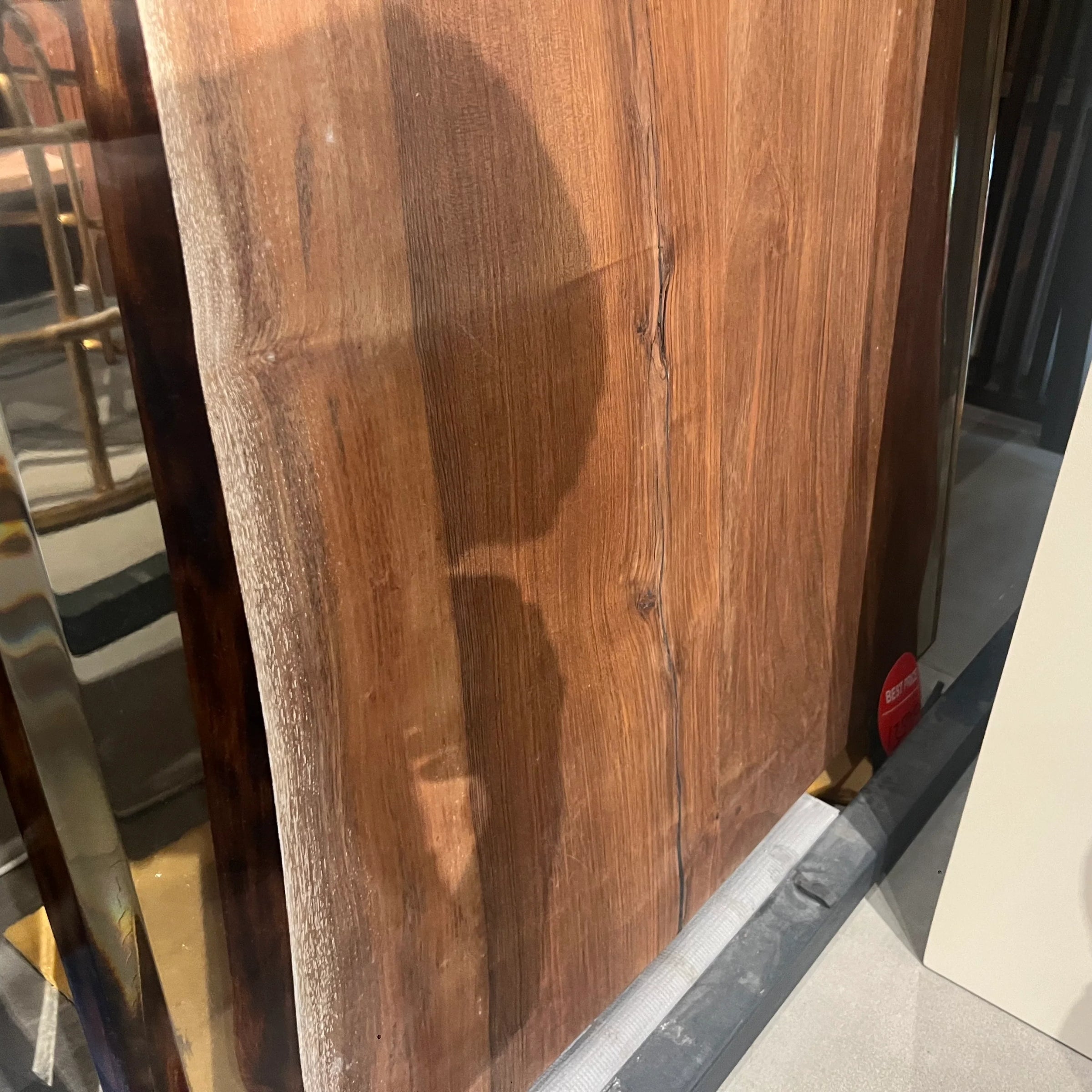 AS IS - 350X100 Cm Live Edge Resin Dining Table Top San350X100-Nakheel - DISPLAY ITEM - ebarza Furniture UAE | Shop Modern Furniture in Abu Dhabi & Dubai - مفروشات ايبازرا في الامارات | تسوق اثاث عصري وديكورات مميزة في دبي وابوظبي