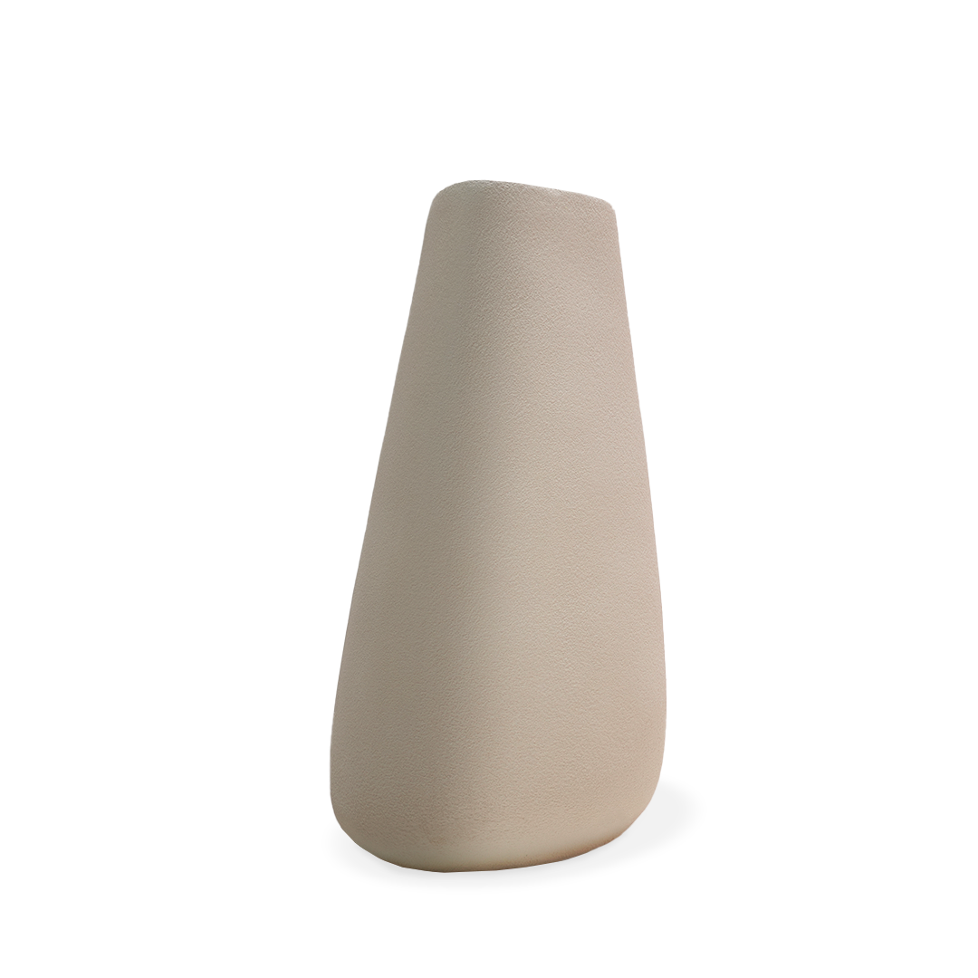 Pre-order 35 Days Delivery Set Of 3 Outdoor/Indoor Fiberglass Concrete Planter Box Xk-8177A+B+C - Beige - Planter Boxes - ebarza Furniture UAE | Shop Modern Furniture in Abu Dhabi & Dubai - مفروشات ايبازرا في الامارات | تسوق اثاث عصري وديكورات مميزة في دبي وابوظبي