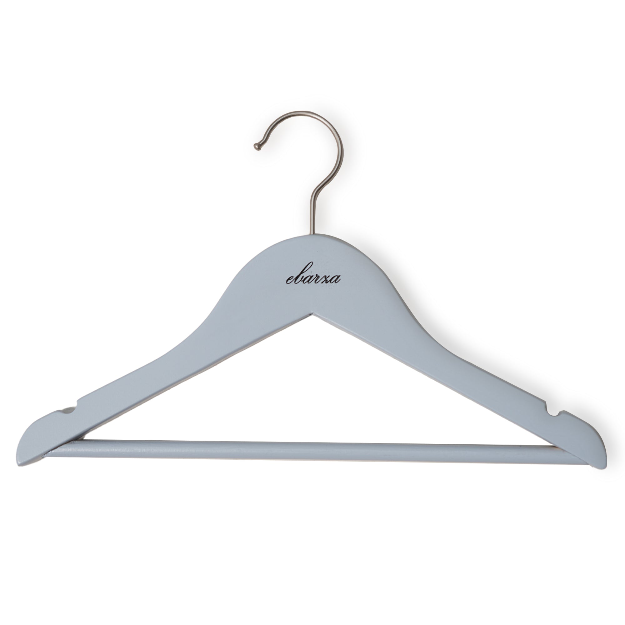 Set of 3 Lotus Wood Light Blue Finish Kids Hanger LSM003-BLU - Hangers - ebarza Furniture UAE | Shop Modern Furniture in Abu Dhabi & Dubai - مفروشات ايبازرا في الامارات | تسوق اثاث عصري وديكورات مميزة في دبي وابوظبي