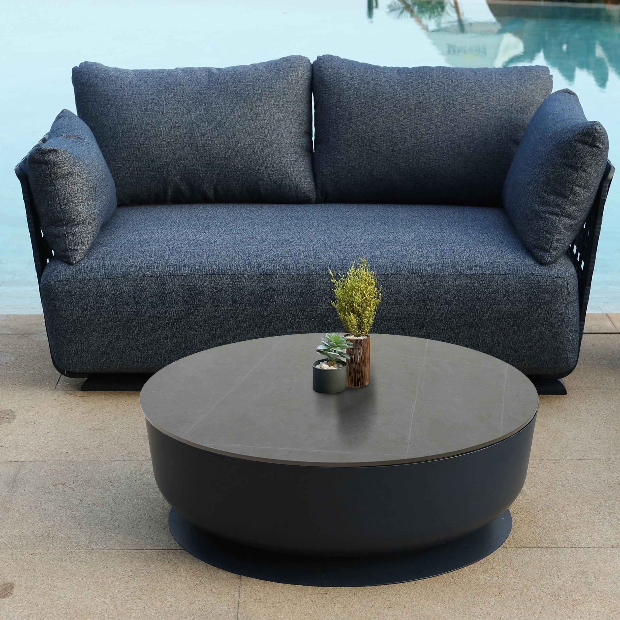 Penguin Outdoor Coffee Table MYX-CT00B - Outdoor Tables - ebarza Furniture UAE | Shop Modern Furniture in Abu Dhabi & Dubai - مفروشات ايبازرا في الامارات | تسوق اثاث عصري وديكورات مميزة في دبي وابوظبي