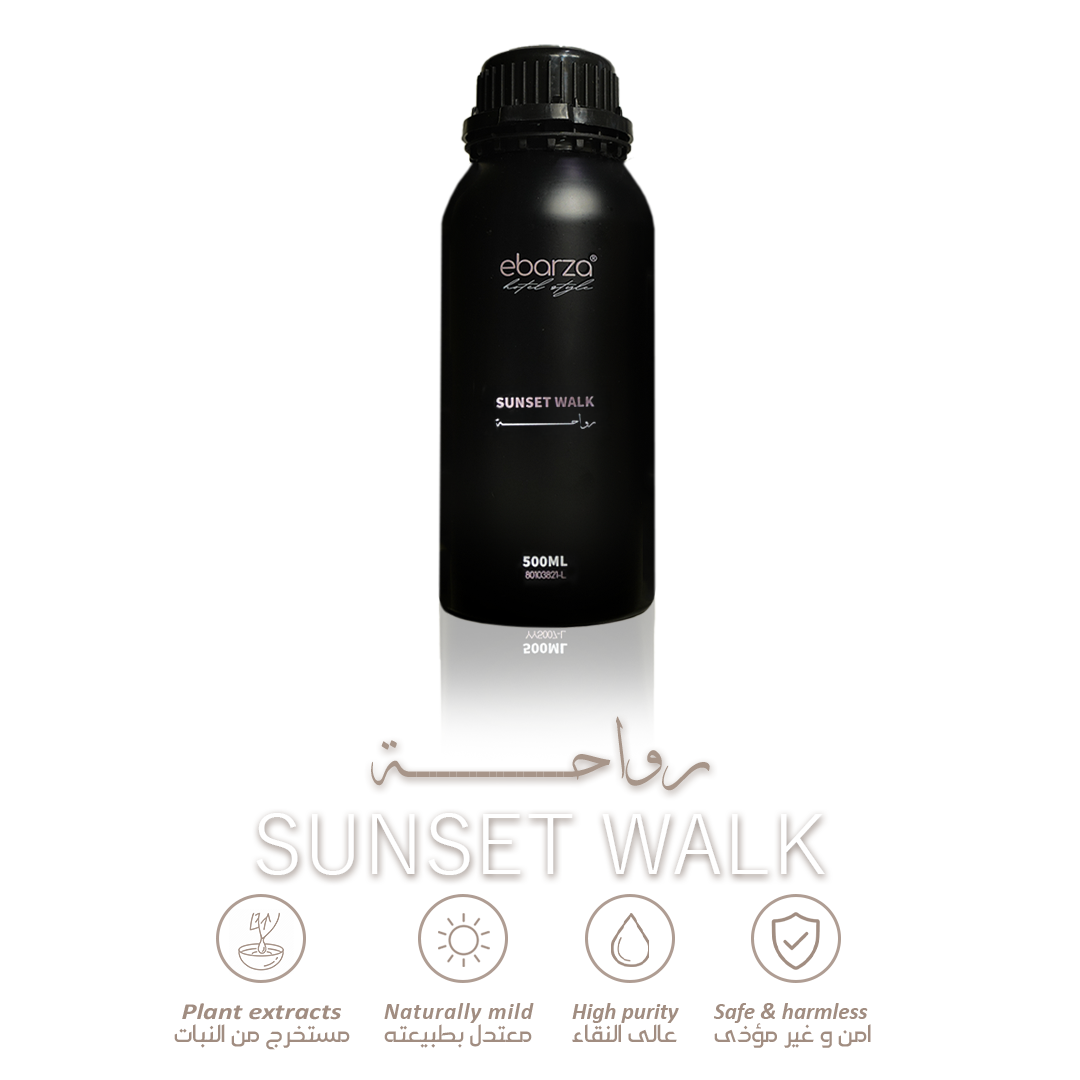 Sunset Walk Essential Oil -500ML 80103821-500ml-L - Essential Oils - ebarza Furniture UAE | Shop Modern Furniture in Abu Dhabi & Dubai - مفروشات ايبازرا في الامارات | تسوق اثاث عصري وديكورات مميزة في دبي وابوظبي