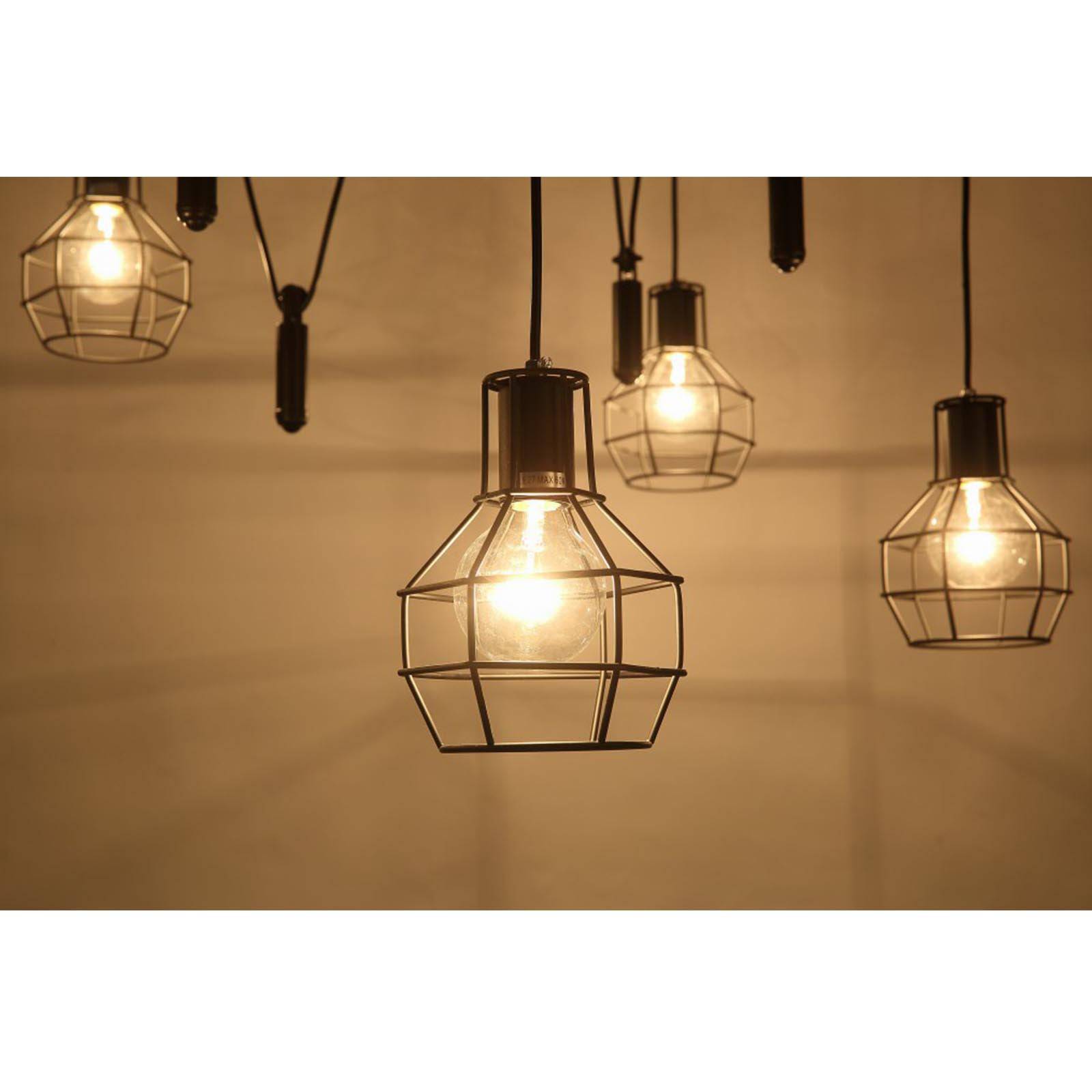 5 Heads Industrial Pendant Lamp Cy-Dd-110 - Pendant Lamps - ebarza Furniture UAE | Shop Modern Furniture in Abu Dhabi & Dubai - مفروشات ايبازرا في الامارات | تسوق اثاث عصري وديكورات مميزة في دبي وابوظبي