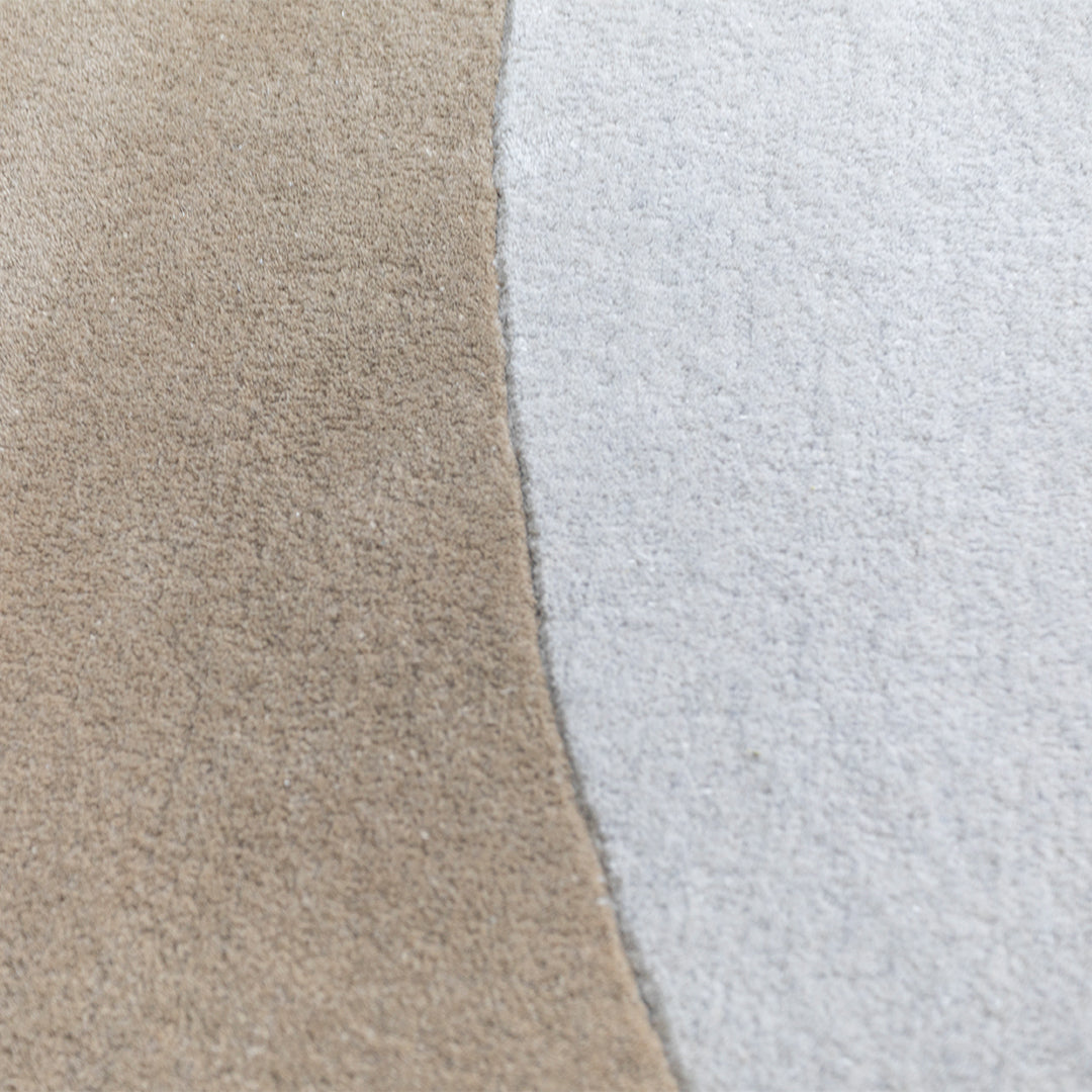 350X250 Cm WOOL BEIGE AND BROWN Round  Rug JH-22729 -  Rugs - ebarza Furniture UAE | Shop Modern Furniture in Abu Dhabi & Dubai - مفروشات ايبازرا في الامارات | تسوق اثاث عصري وديكورات مميزة في دبي وابوظبي