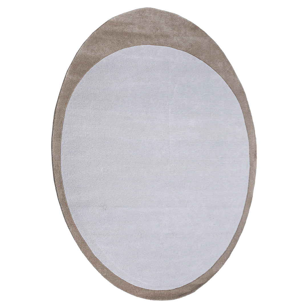 350X250 Cm WOOL BEIGE AND BROWN Round  Rug JH-22729 -  Rugs - ebarza Furniture UAE | Shop Modern Furniture in Abu Dhabi & Dubai - مفروشات ايبازرا في الامارات | تسوق اثاث عصري وديكورات مميزة في دبي وابوظبي