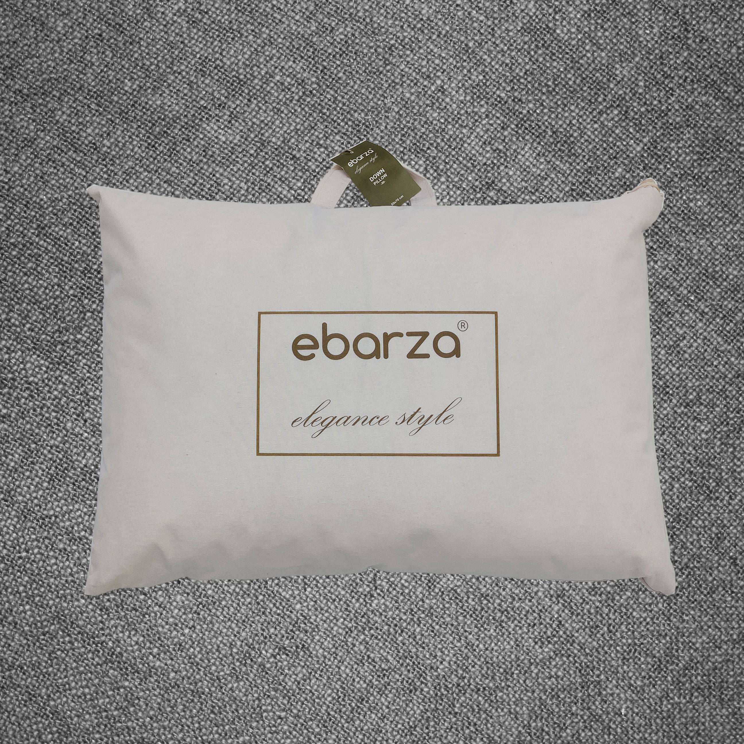 50X70 Down Feather Pillow 010205571 - Bedding - ebarza Furniture UAE | Shop Modern Furniture in Abu Dhabi & Dubai - مفروشات ايبازرا في الامارات | تسوق اثاث عصري وديكورات مميزة في دبي وابوظبي